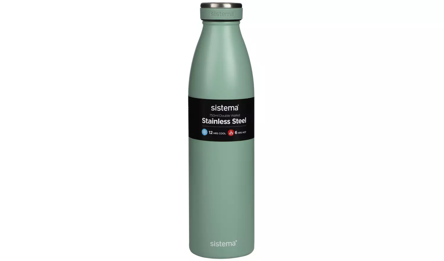 Sistema Hydrate Multicolour Stainless Steel Bottle - 750ml