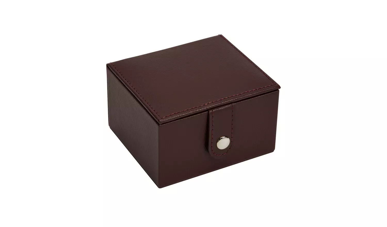 Argos Home Brown Faux Leather Mens Jewellery Box
