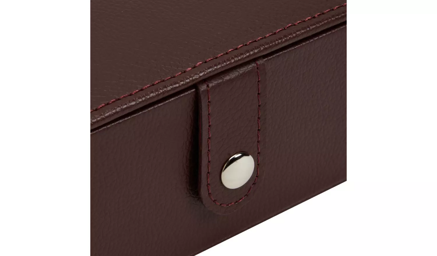 Argos Home Brown Faux Leather Mens Jewellery Box