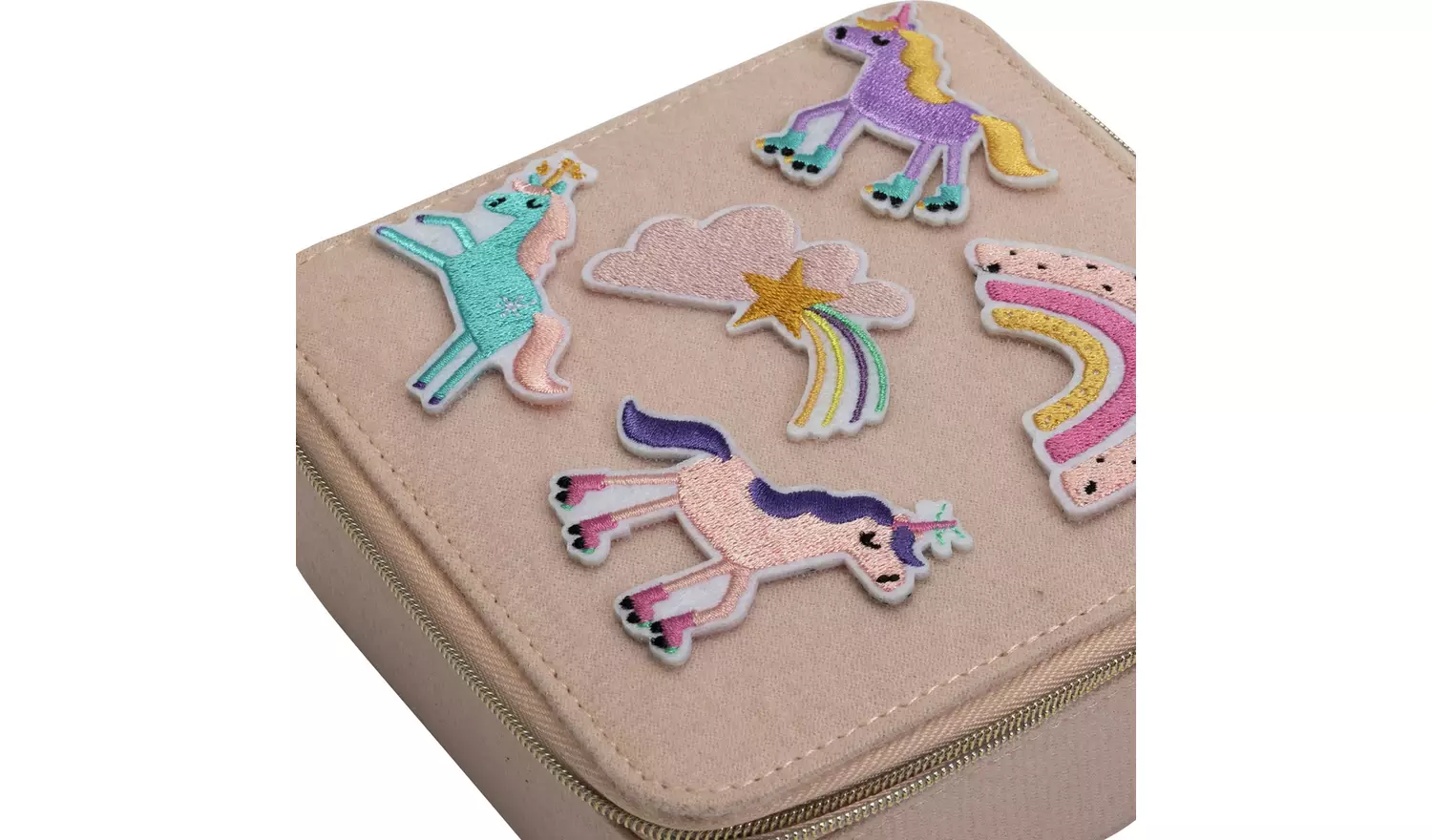 Argos Home Fabric Small Unicorn Kids Jewellery Box