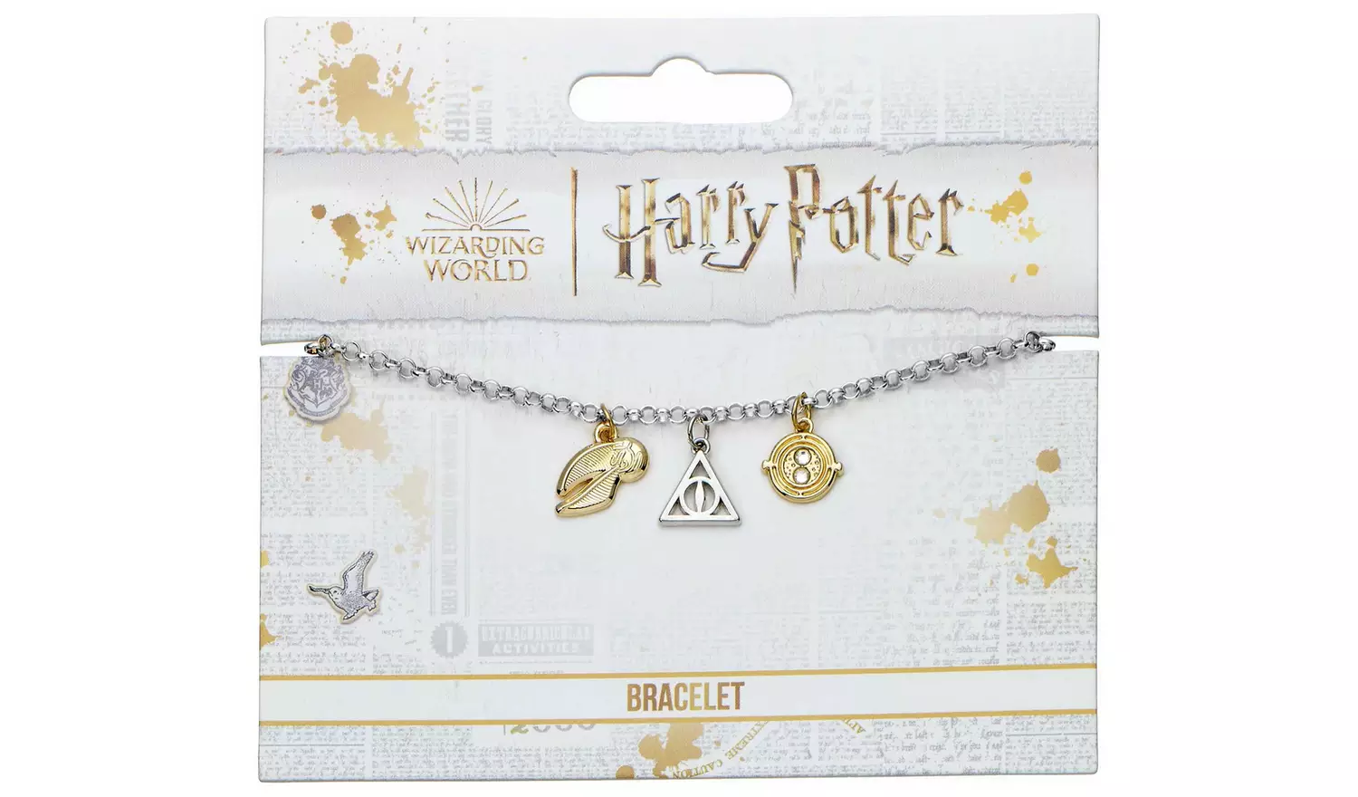 Harry Potter Silver Coloured 3 Charm Bracelet
