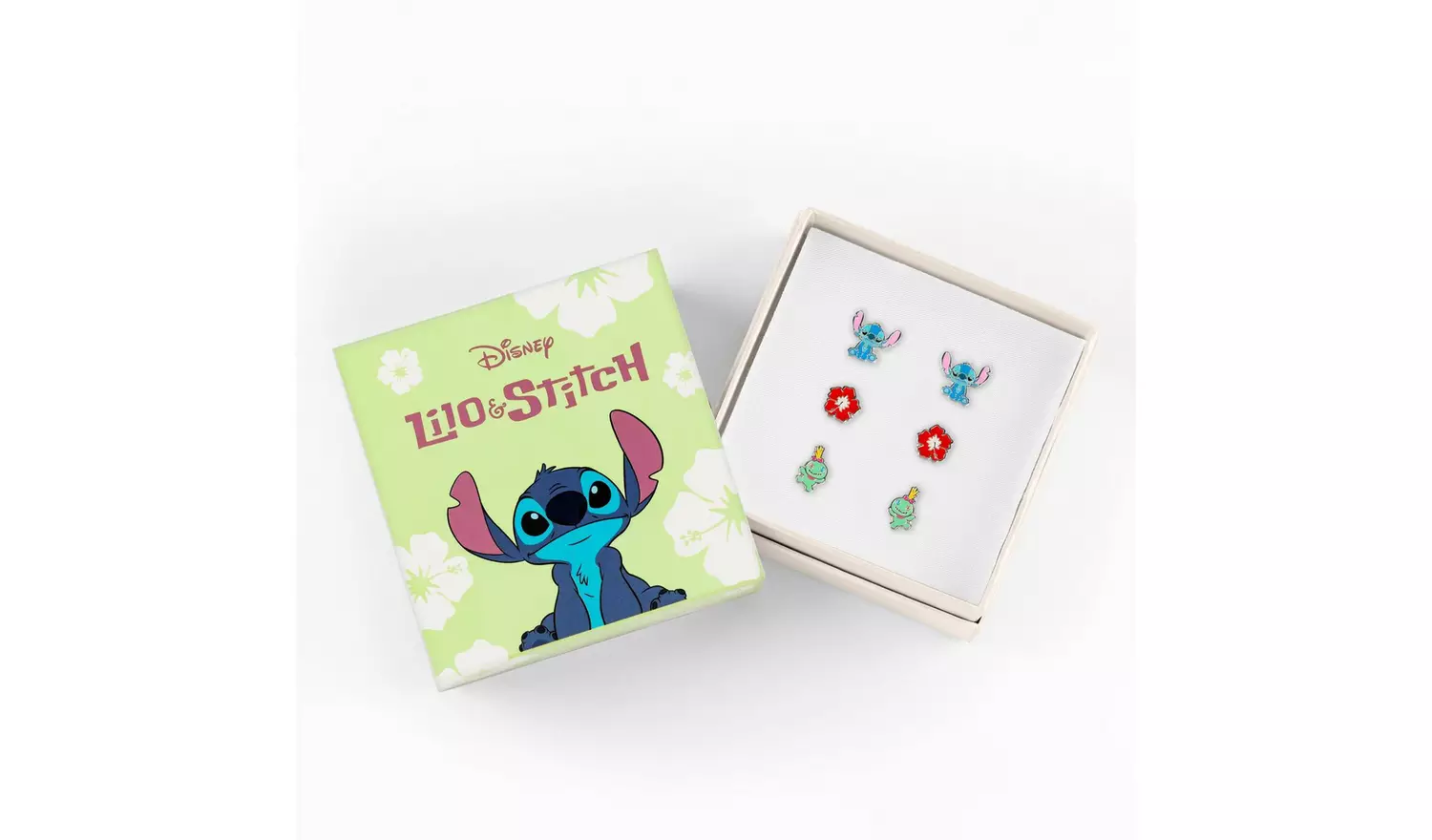 Disney Multicoloured Lilo and Stitch Stud Earrings Set of 3