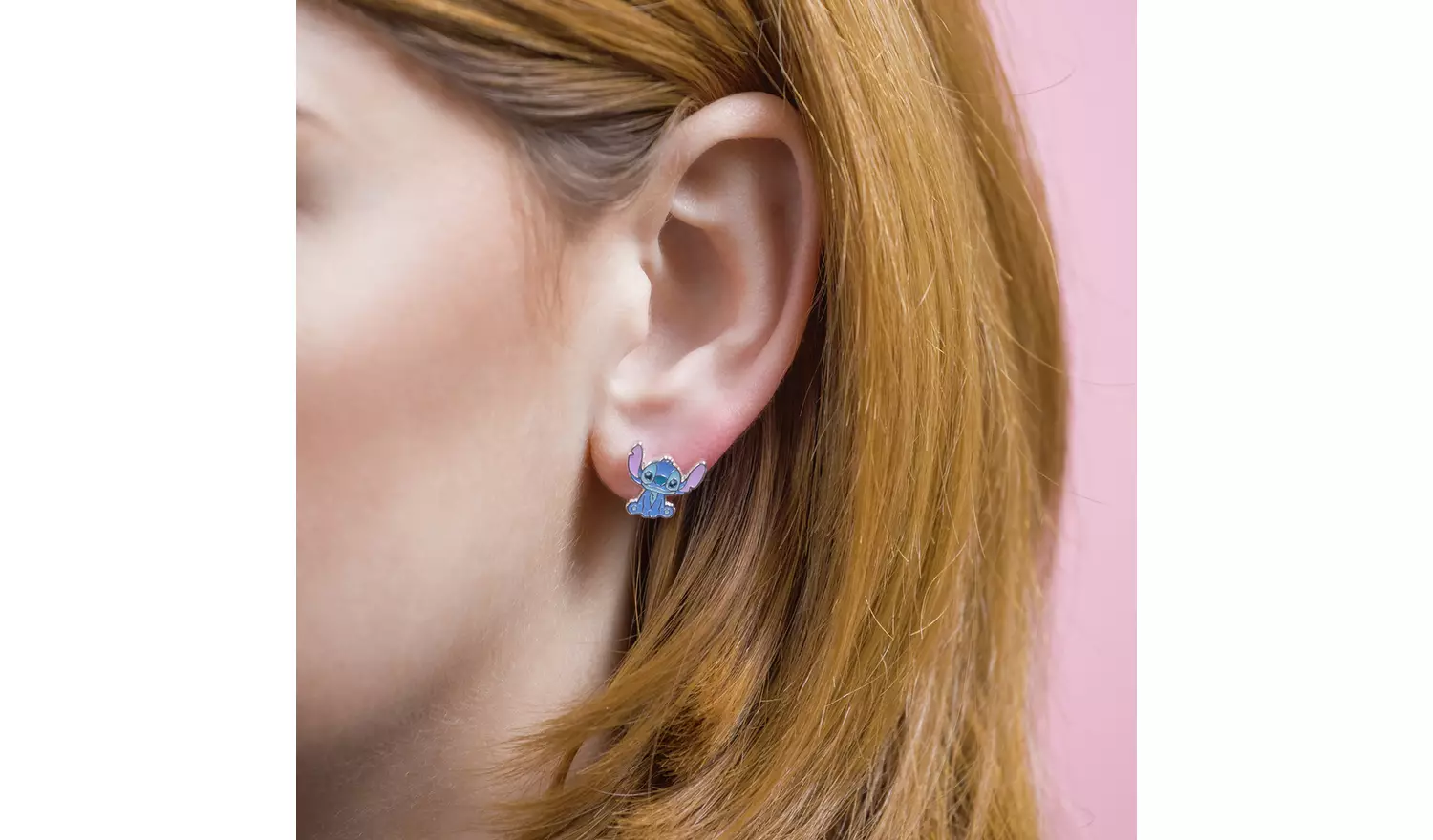 Disney Lilo and Stitch Enamel Stud Earrings