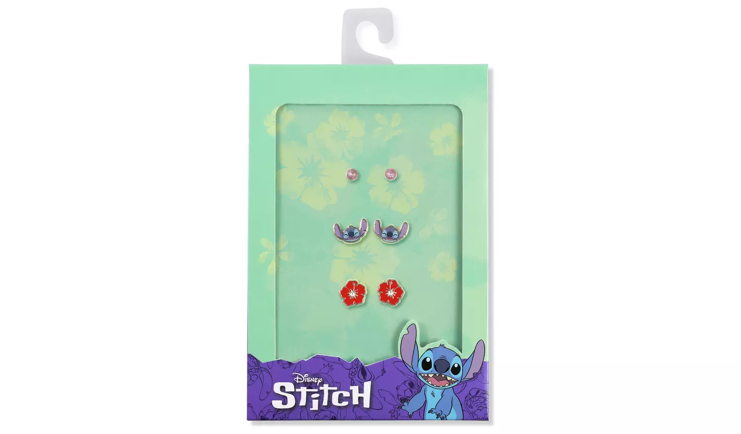 Disney Lilo & Stitch Multicoloured Enamel Stud Earring Set