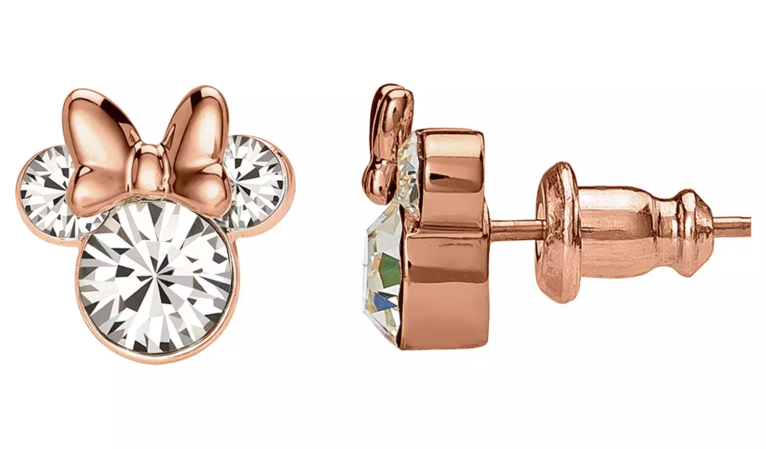 Disney Minnie Mouse Necklace and Stud Earrings Set