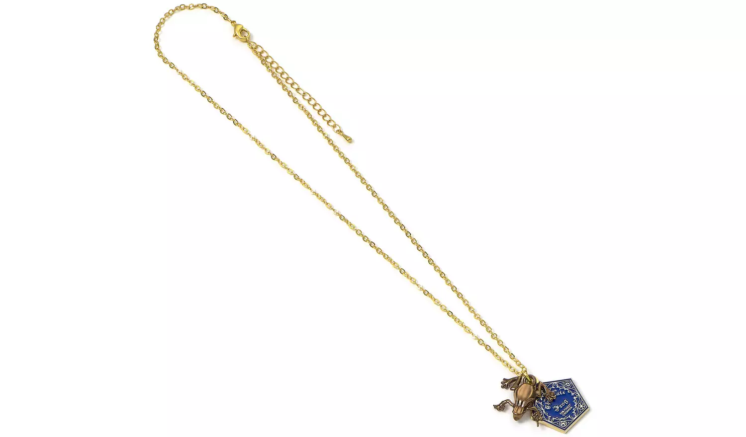 Harry Potter Gold Plated Chocolate Frog Necklace
