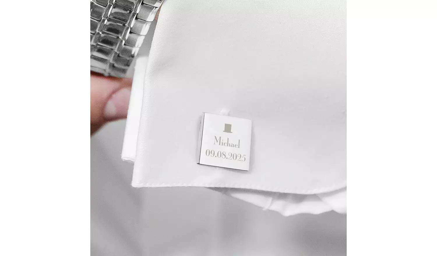 Personalised Message Groomsman Cufflinks