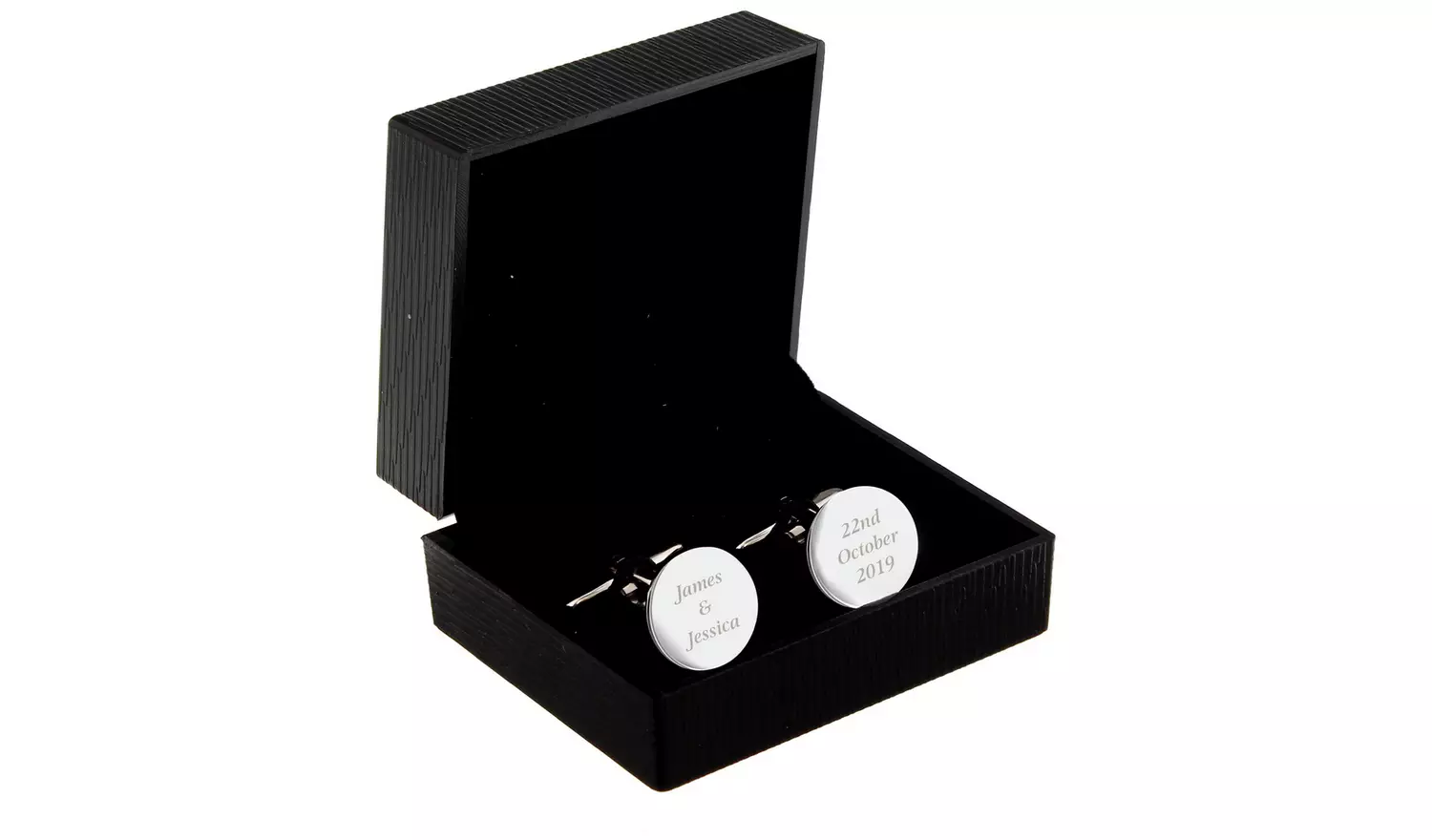 Personalised Memento Charming Cufflinks with Gift Box