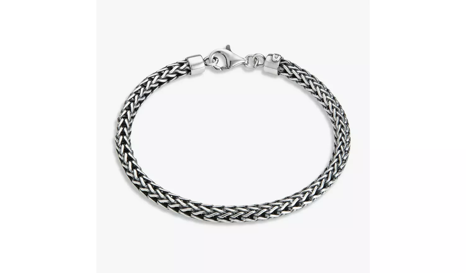Revere Sterling Silver Oxidized Foxtail Bracelet