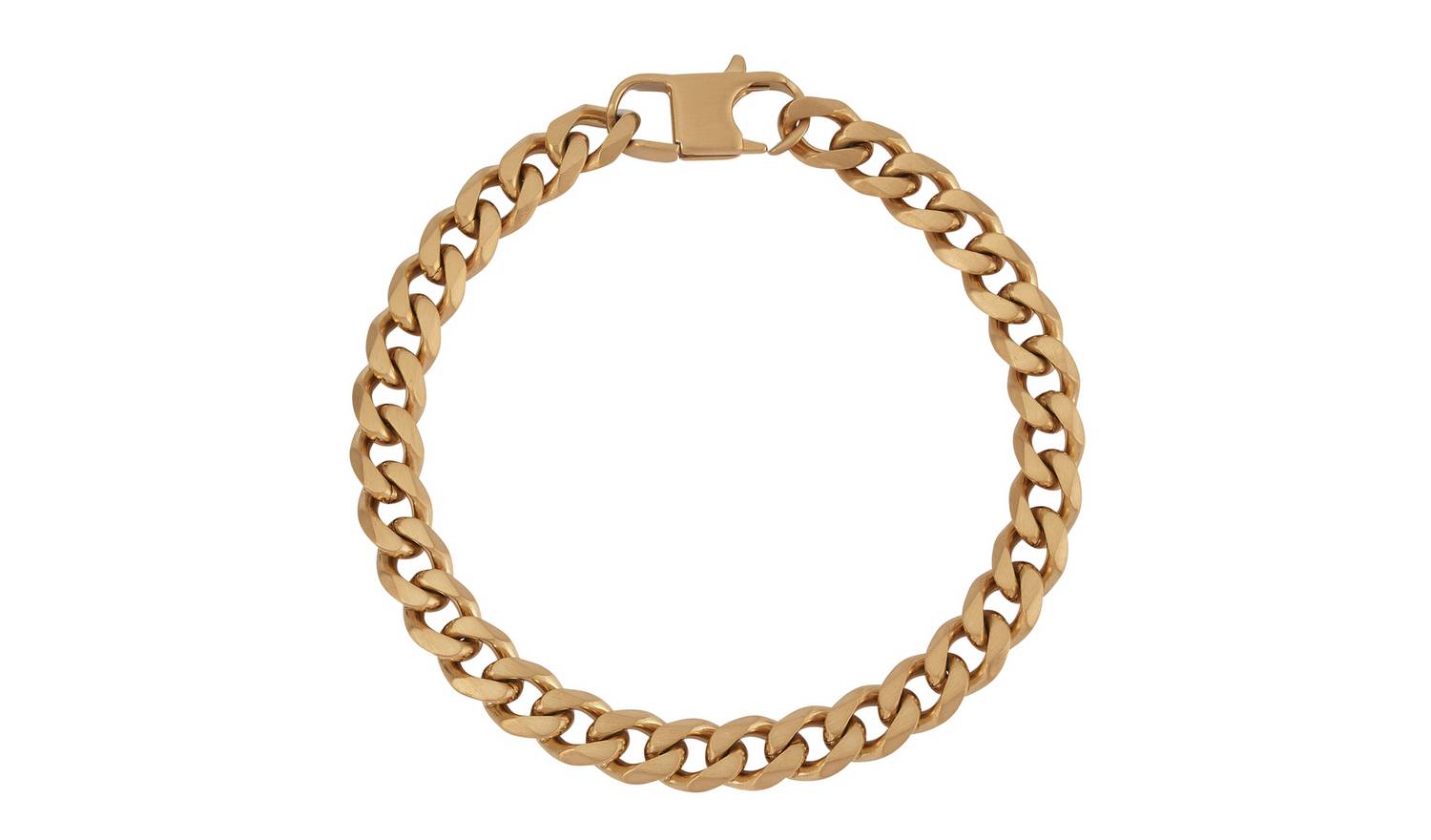 Revere Men's Stainless Steel Gold Colour Bracelet