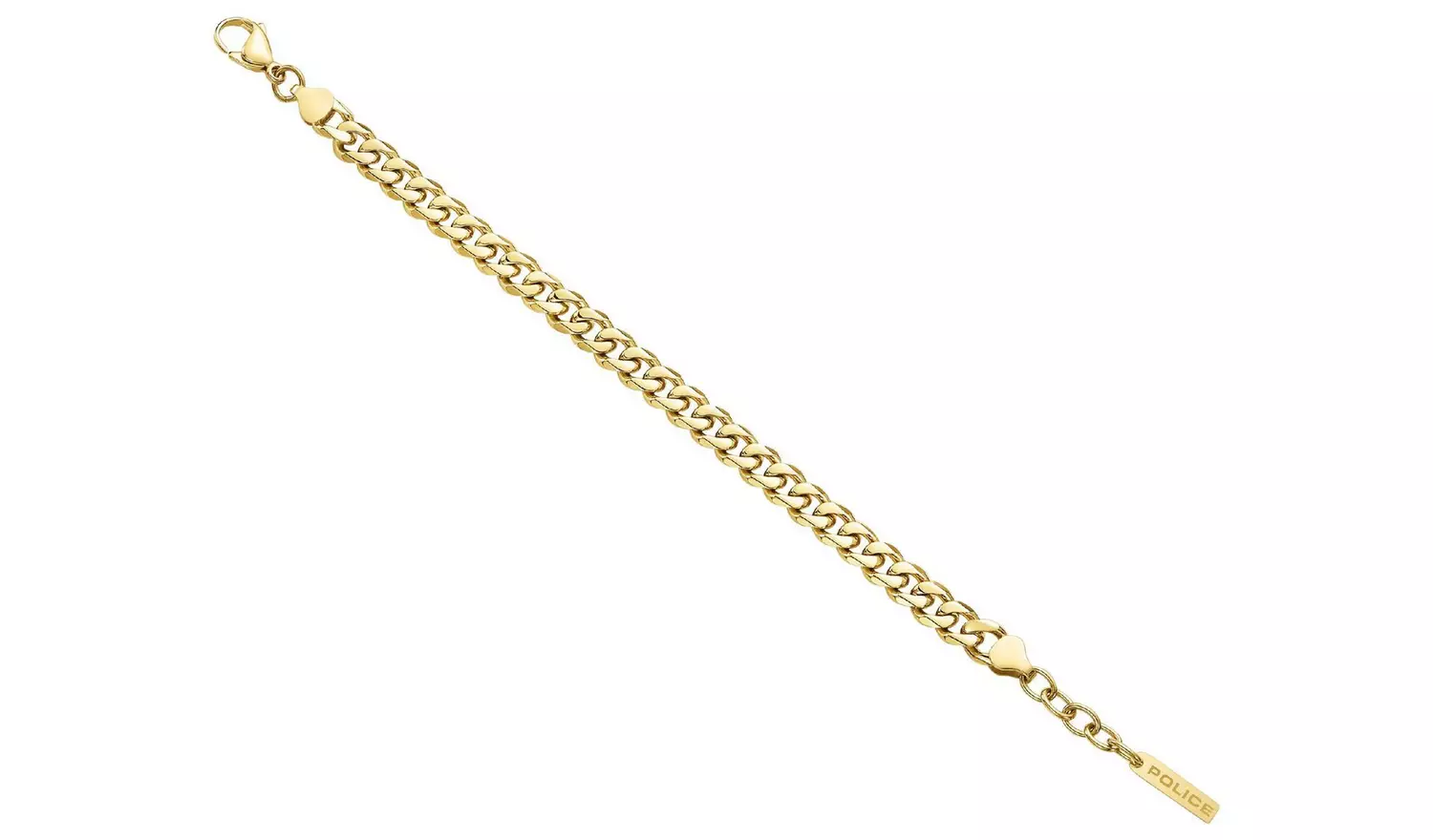 Police Gold Plated Stainless Steel Bracelet