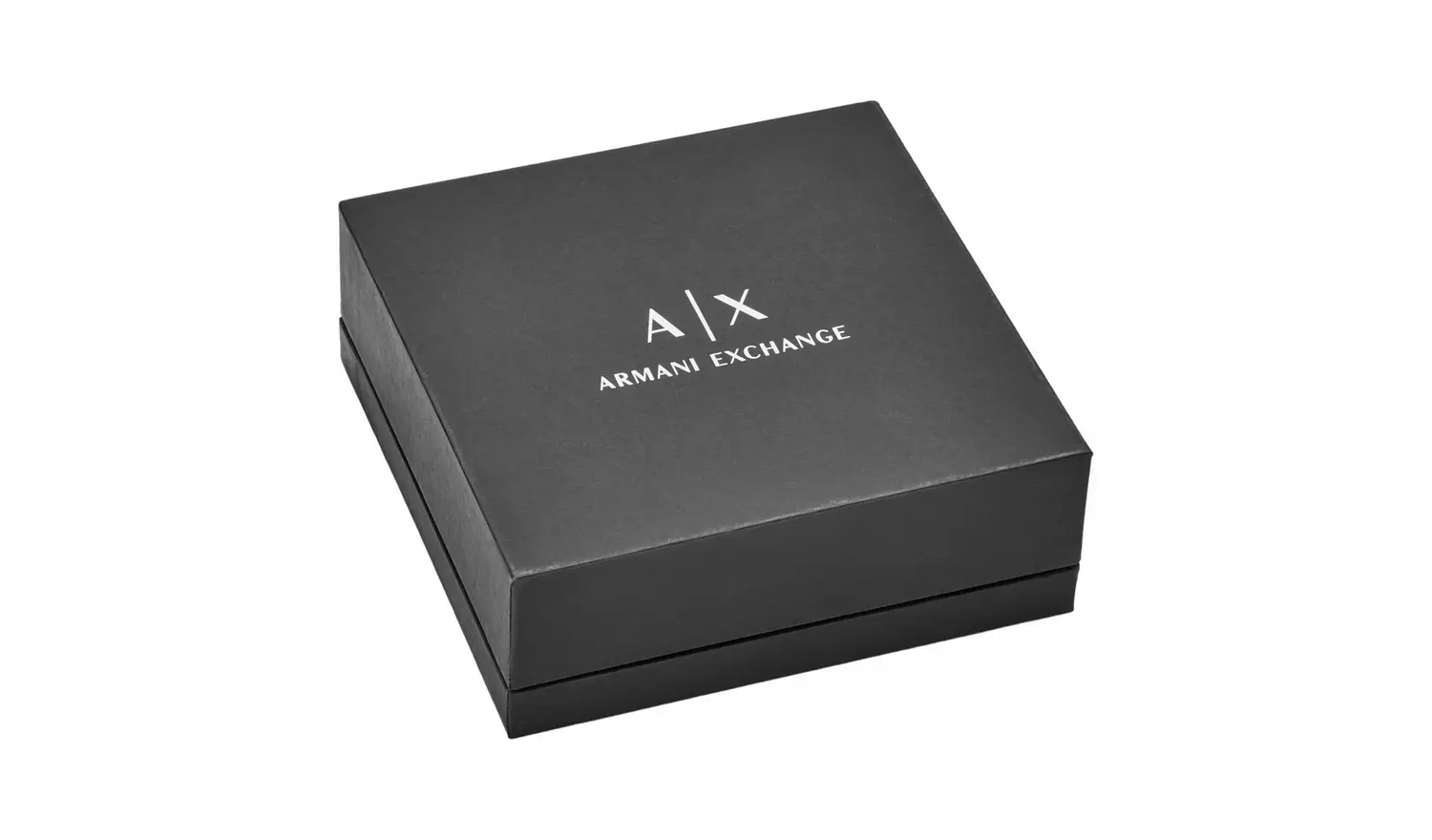 Armani Exchange Leather and Stainless Steel Bracelet