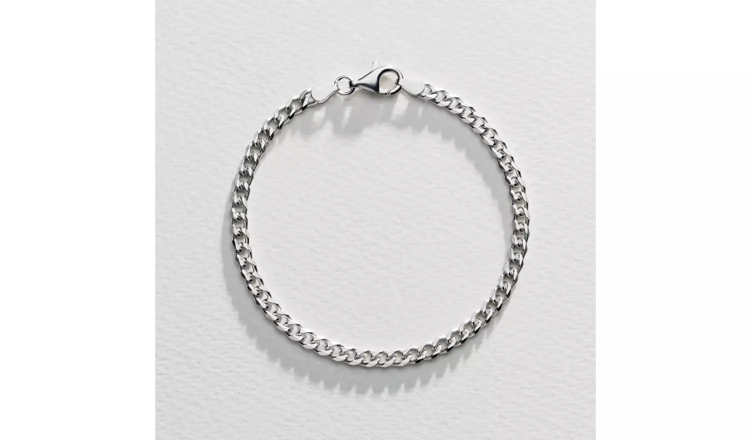 Revere Sterling Silver 8 inch Solid Curb Bracelet