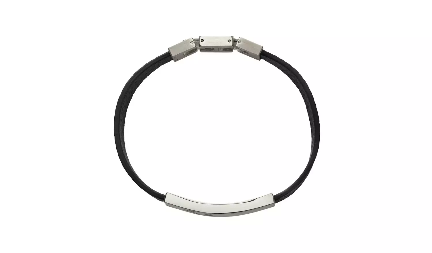 Revere Men's 'You Mean World To Me' Beaded Leather Bracelet