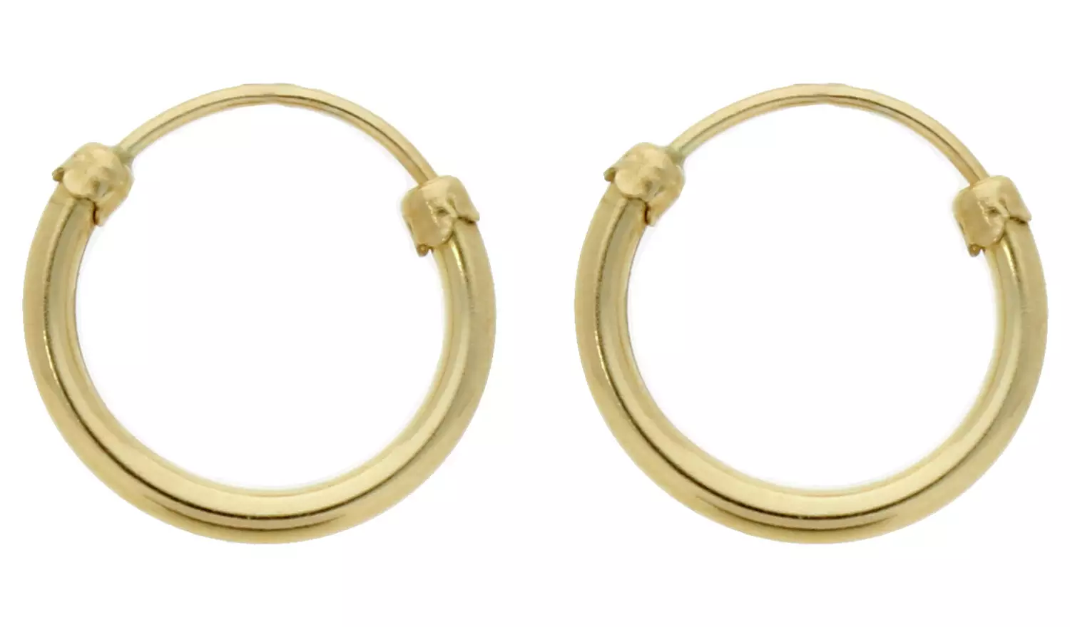 Revere 9ct Yellow Gold Hoop Earring