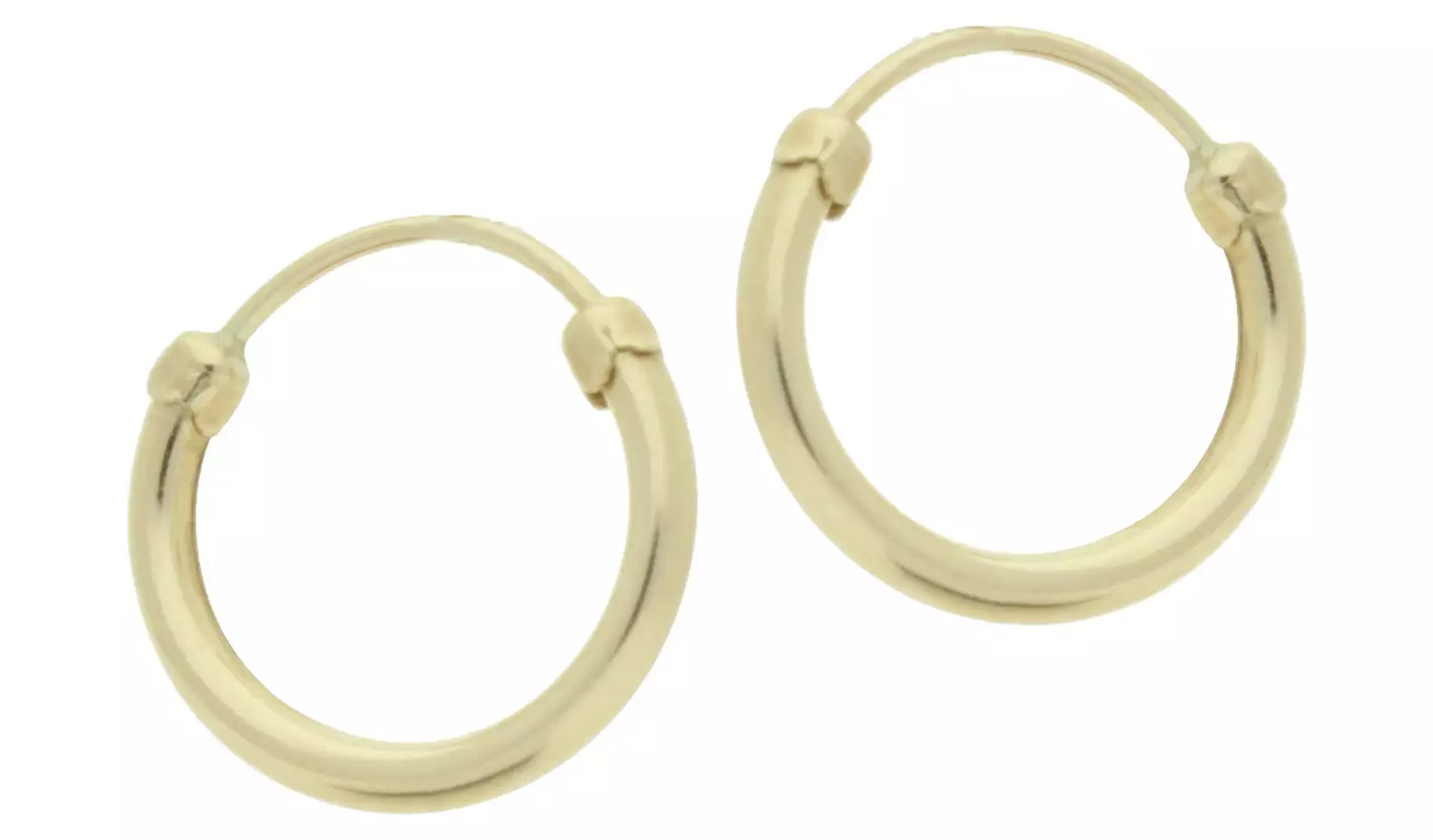Revere 9ct Yellow Gold Hoop Earring