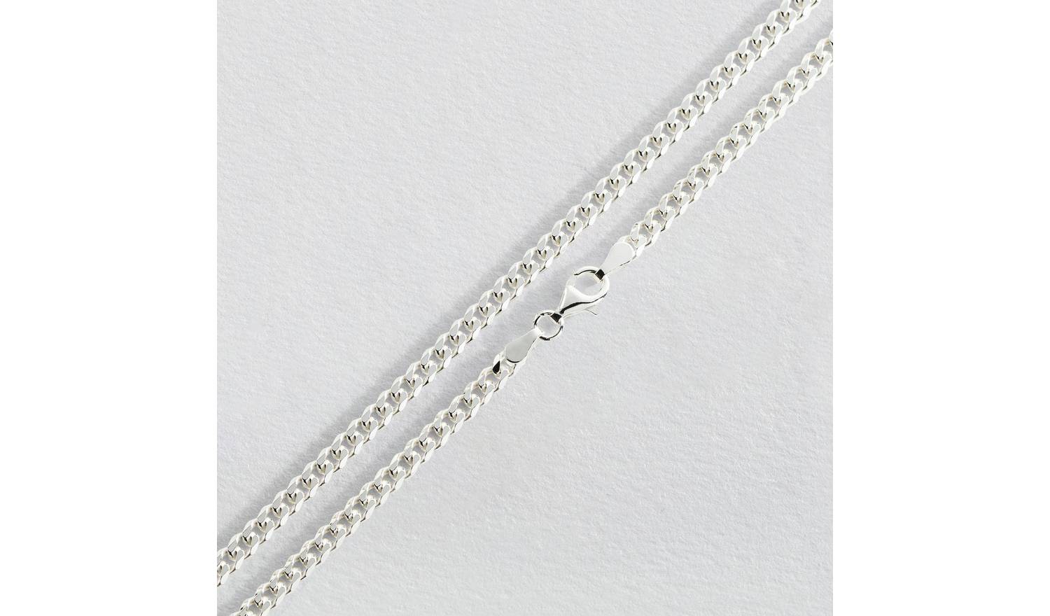 Revere Sterling Silver Curb Chain 24 Inch