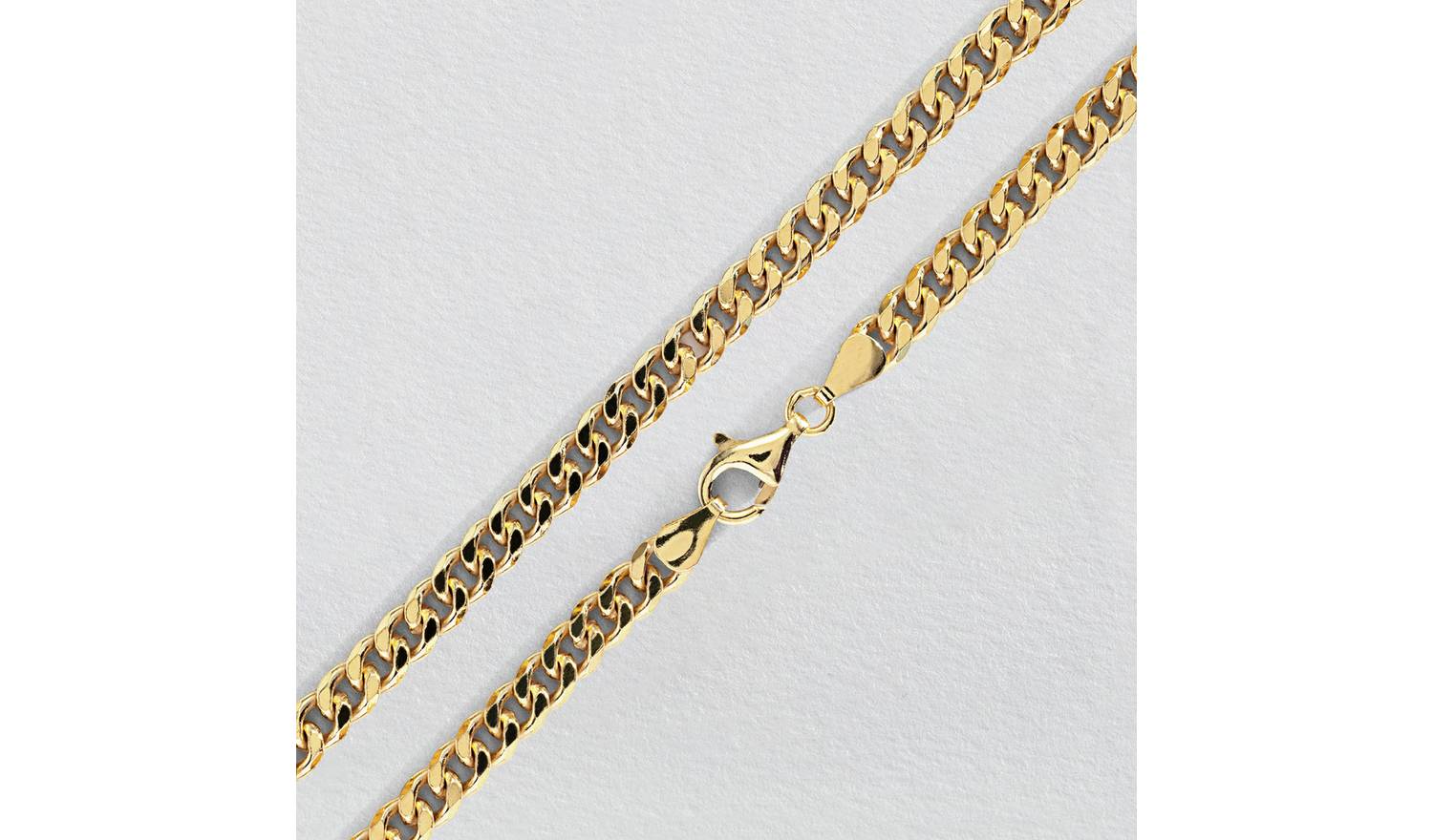 Revere 9ct Gold Plated Sterling Silver 20 Inch Chain