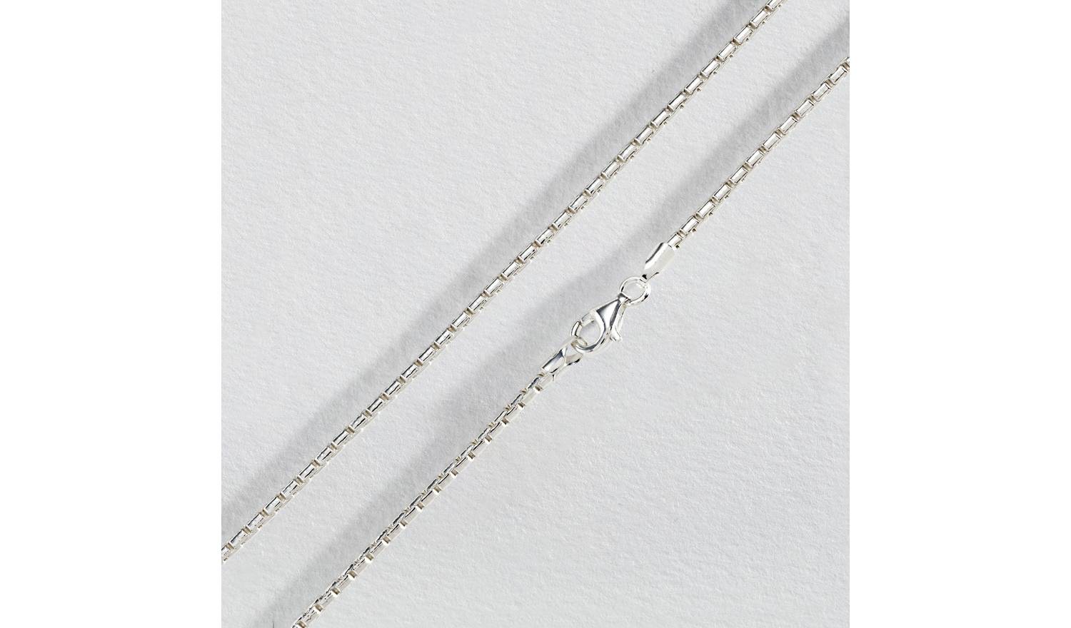 Revere Sterling Silver Box Chain 24 Inch