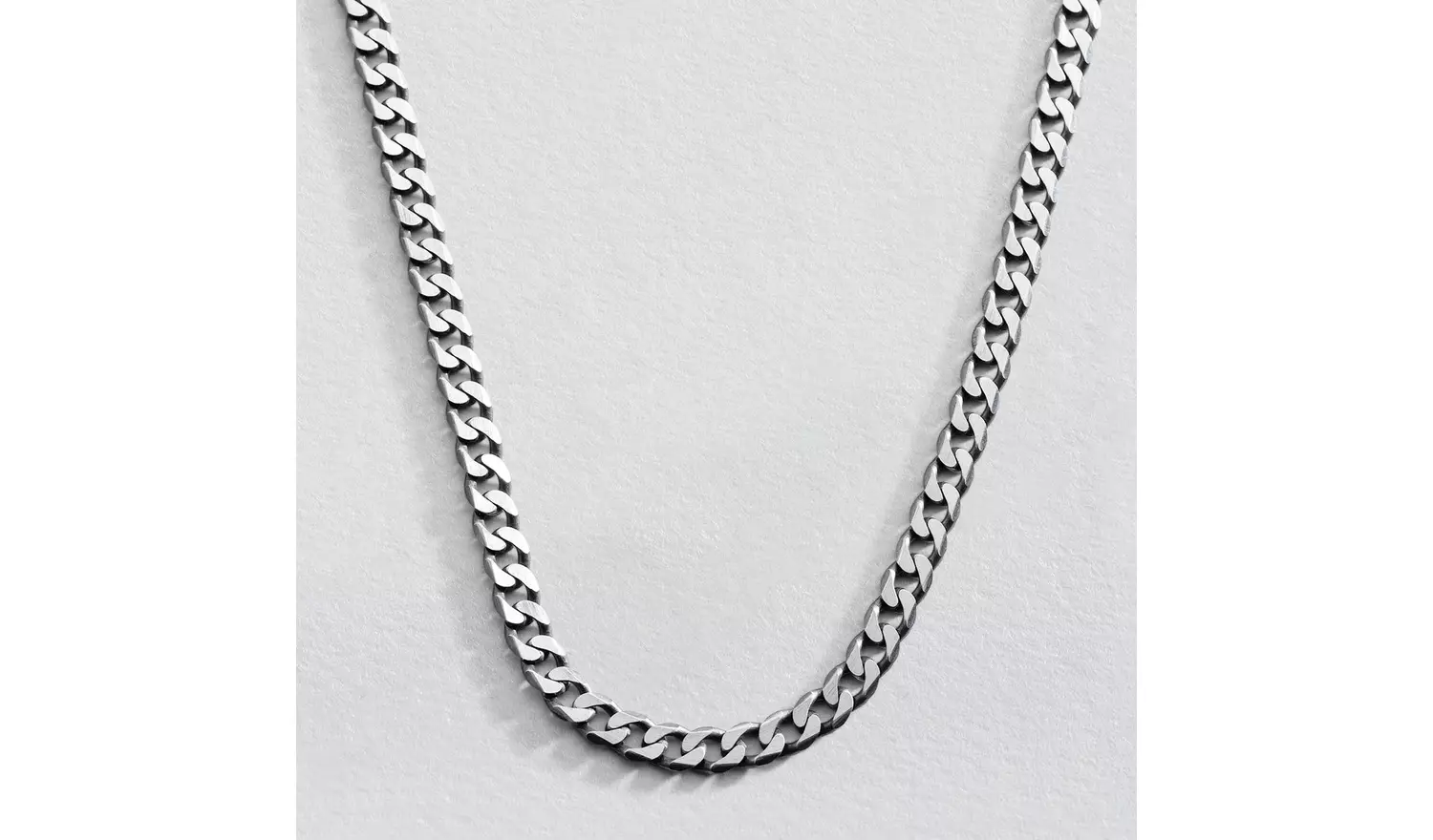 Revere Sterling Silver Oxidized Chunky Curb Necklace