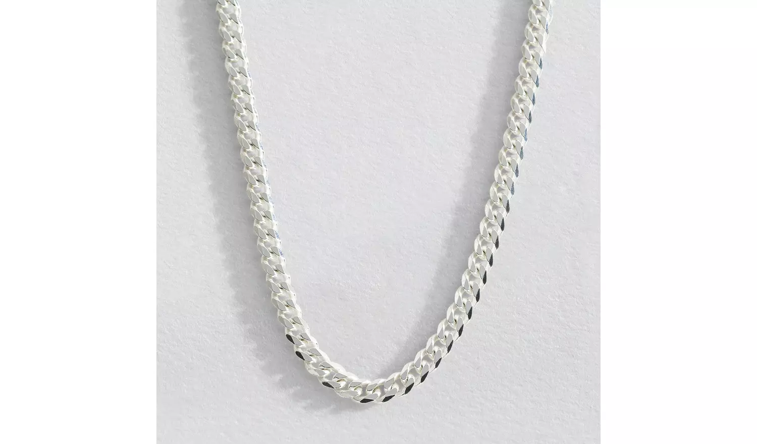 Revere Sterling Silver Solid Curb Chain 20 Inch