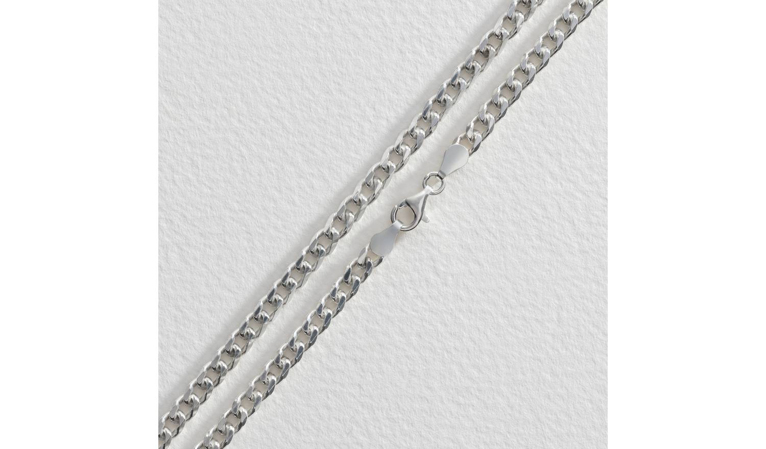 Revere Sterling Silver Solid Curb 18 Inch Chain