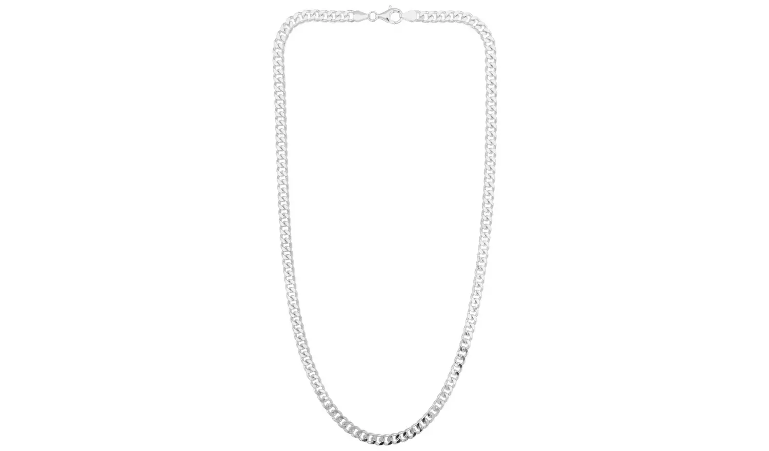 Revere Sterling Silver Solid Curb 20 Inch Chain