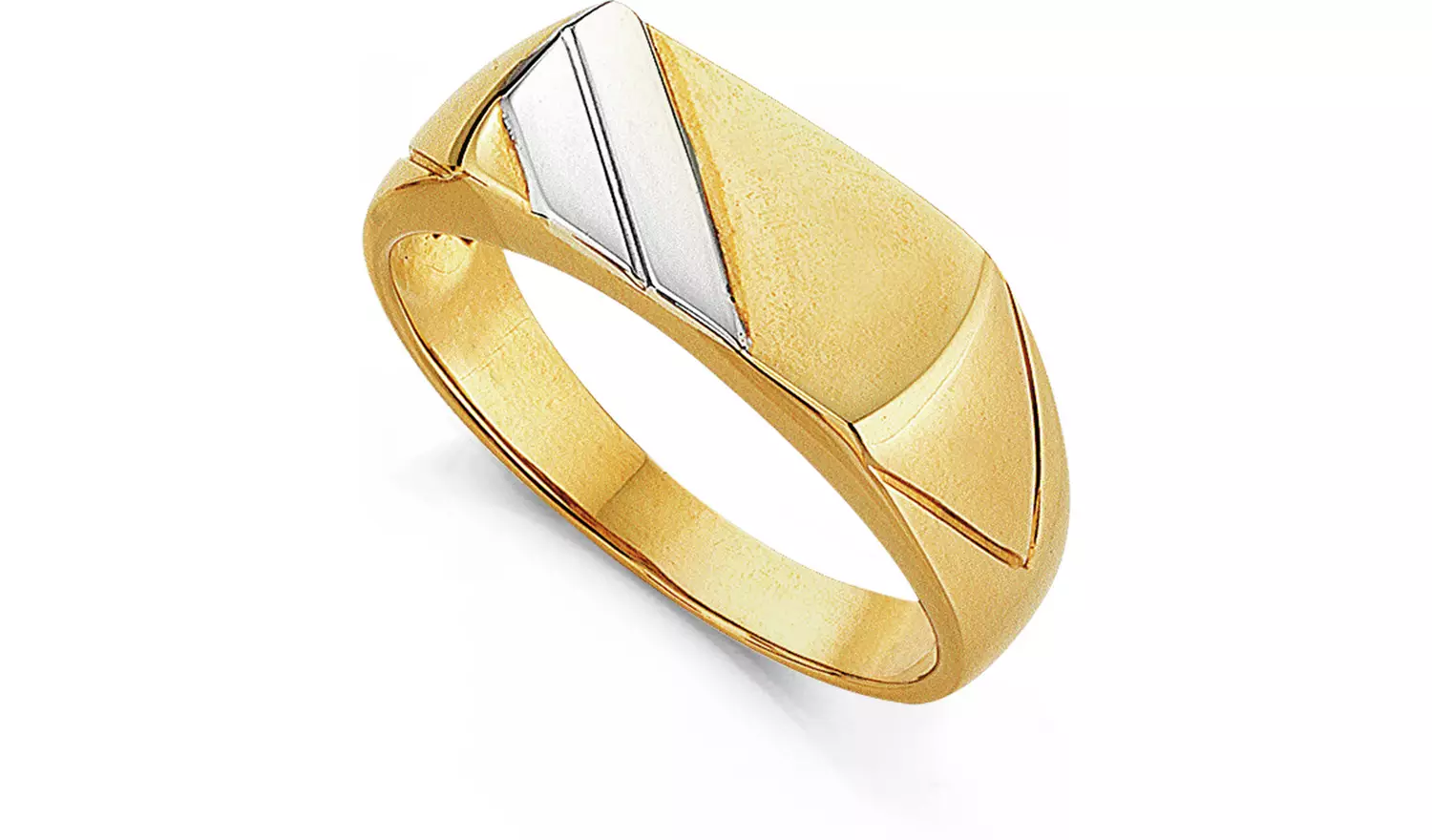 Revere 9ct Gold Multi Coloured Signet Ring - U