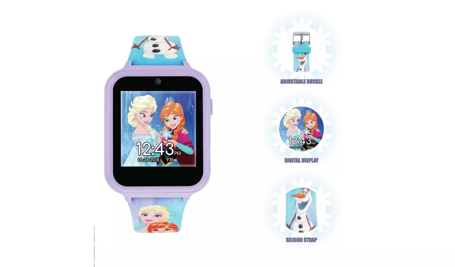 Disney Kids Purple Frozen Interactive Watch