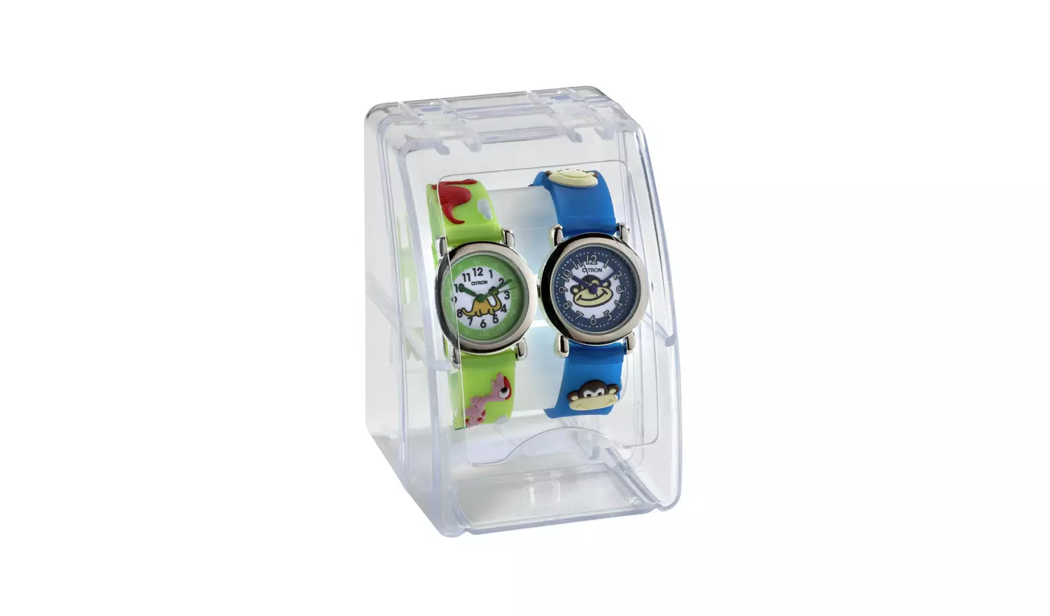 Citron Silicon Character Strap Children's Watch - Set of 2