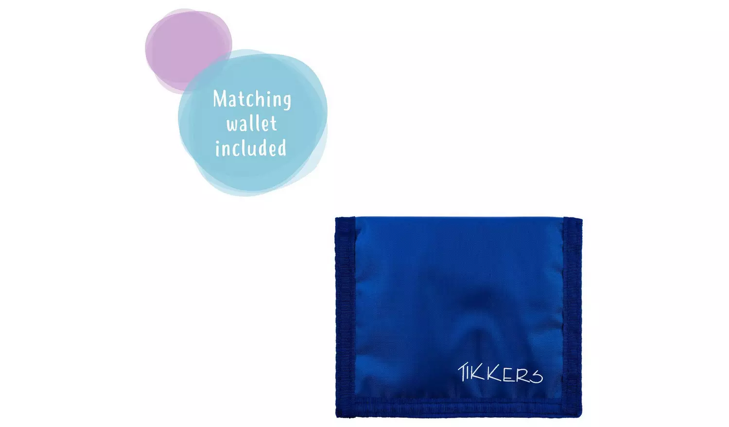 Tikkers Kids Blue Football Time Teacher Watch and Wallet Set