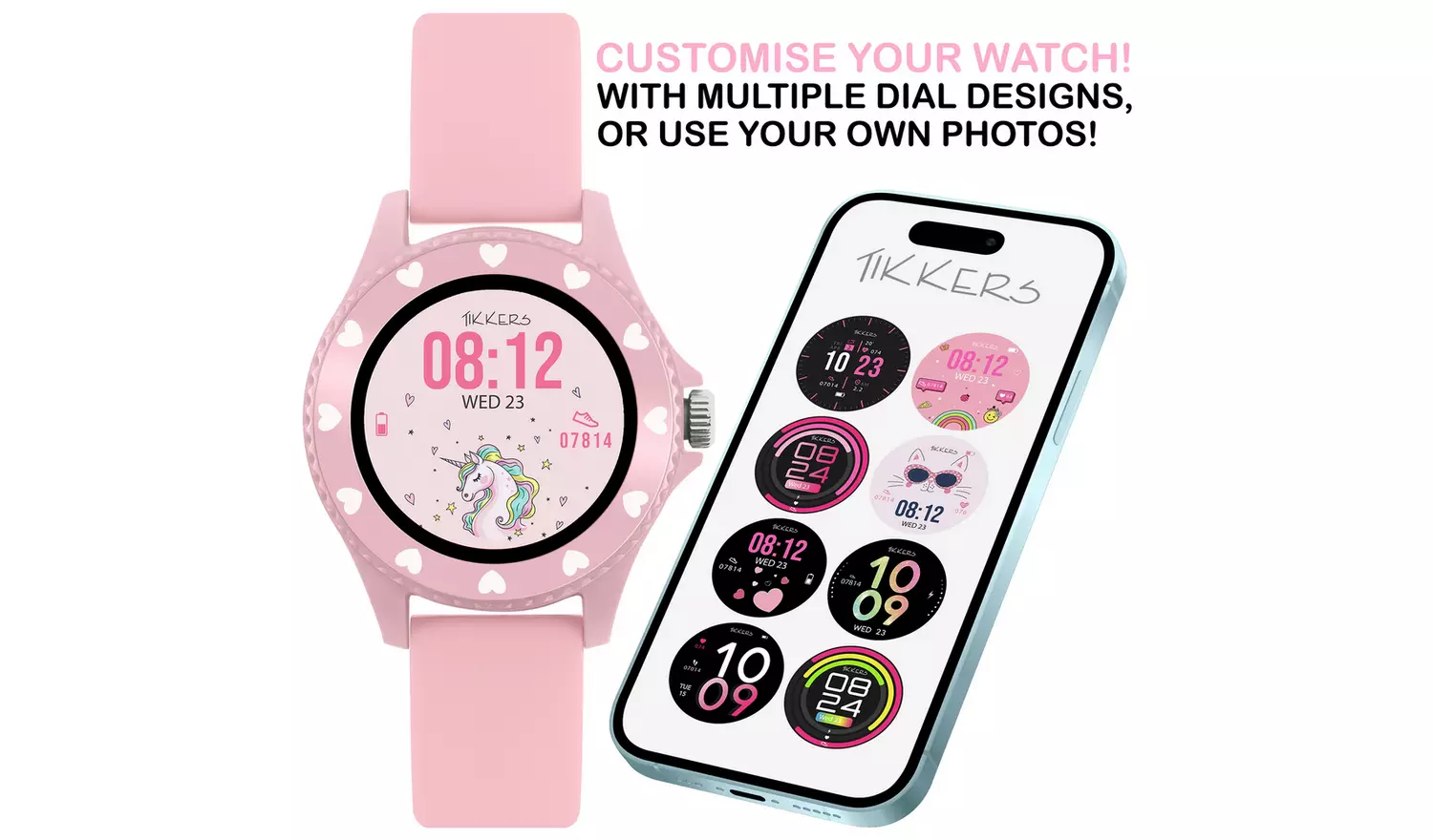 Tikkers Kids Pink Series 34 Smart Watch