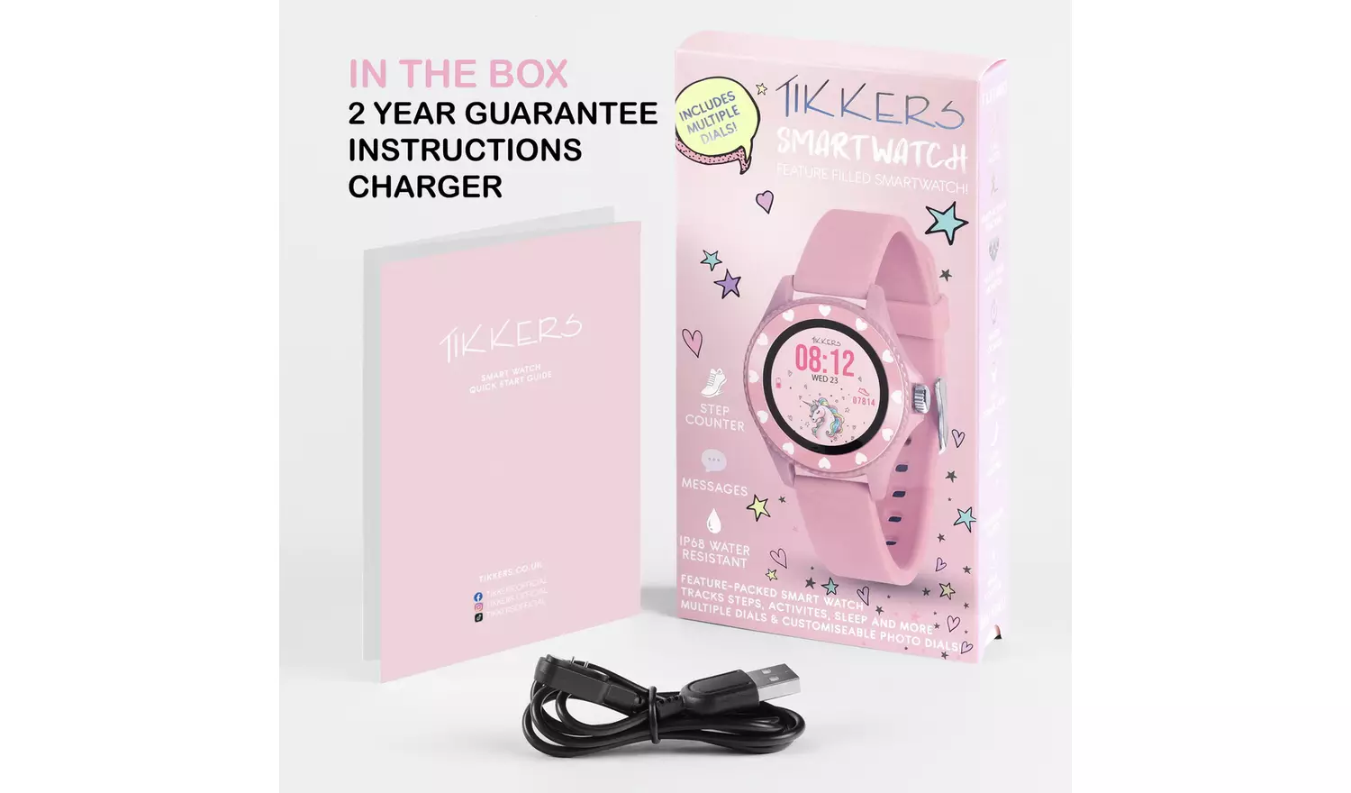 Tikkers Kids Pink Series 34 Smart Watch