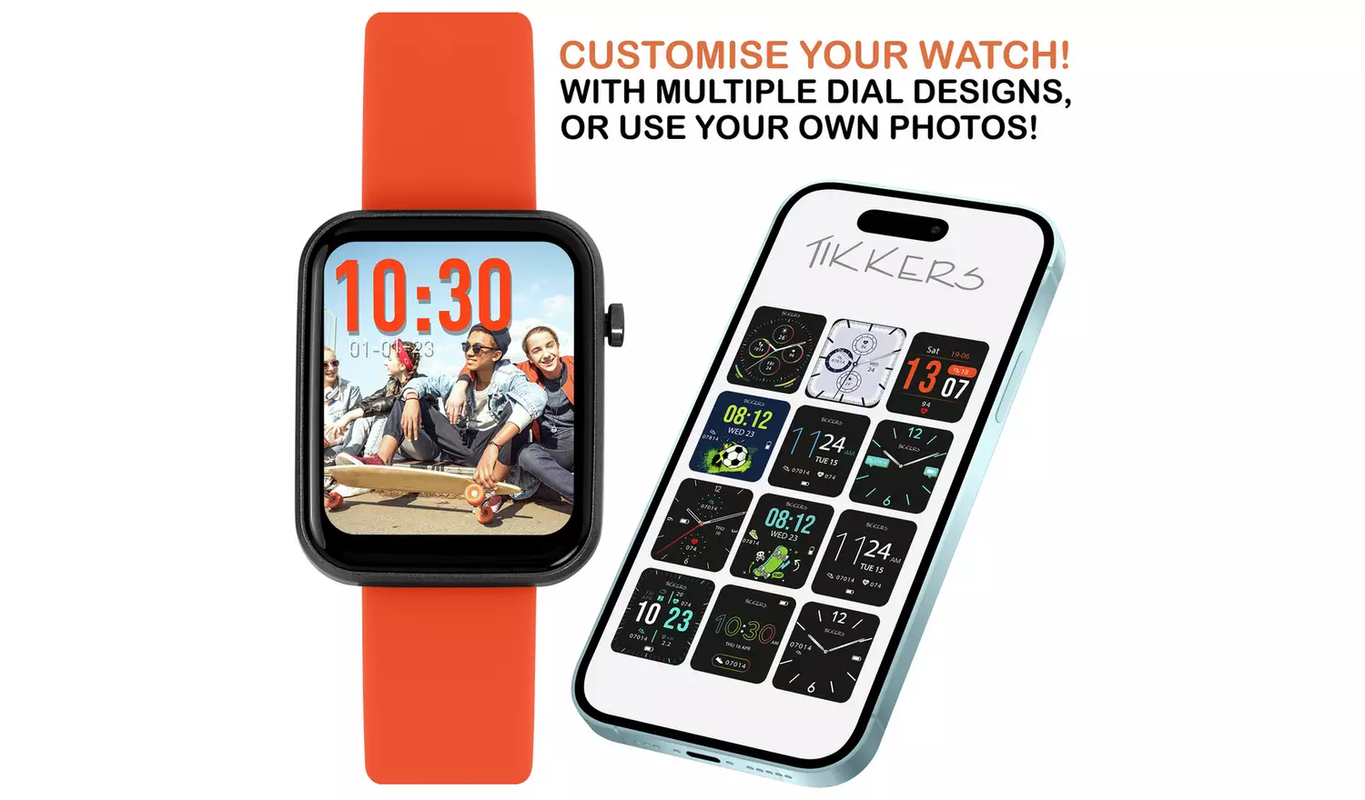 Tikkers Kids Orange Series 13 Smart Watch