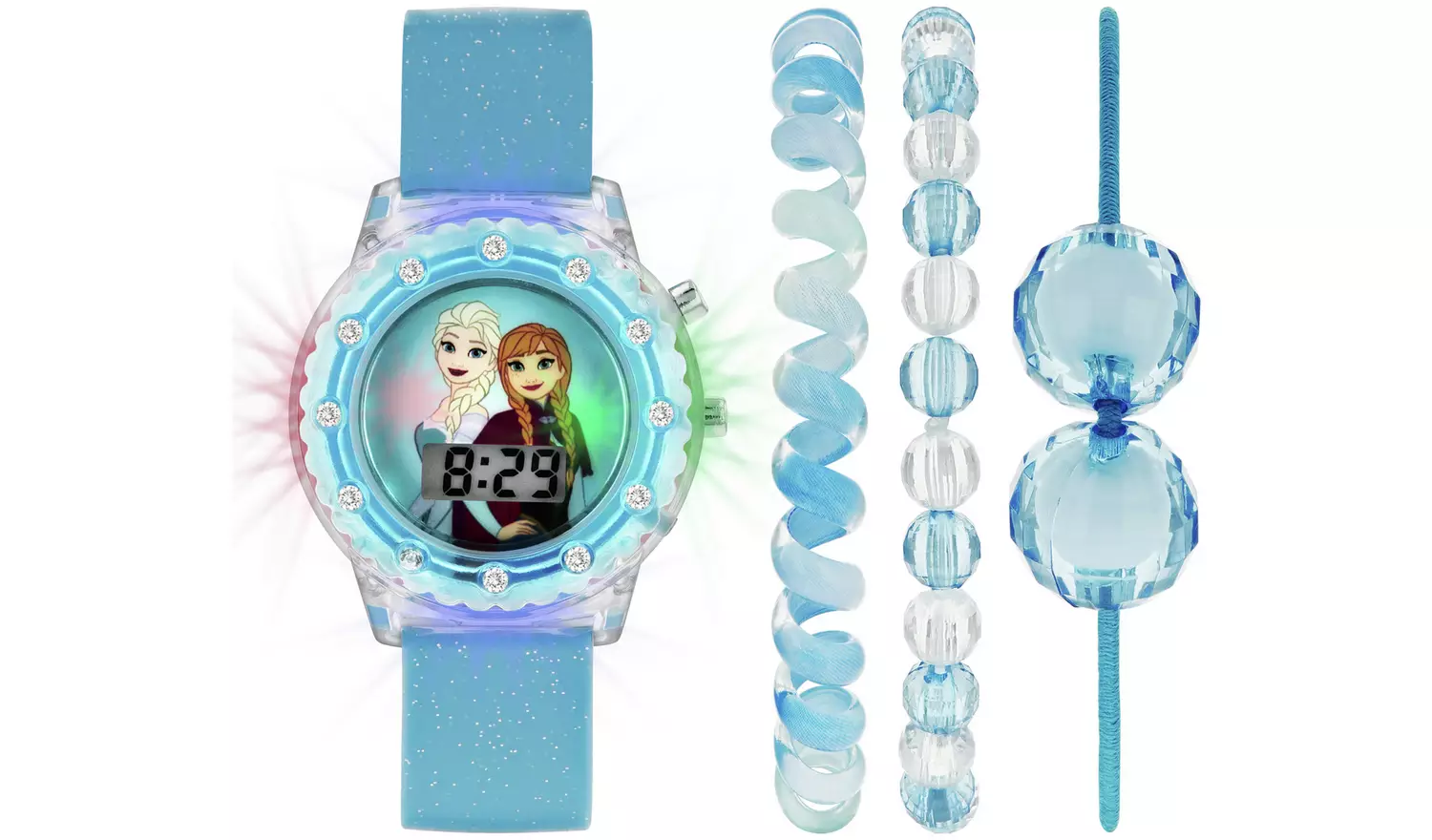 Disney Frozen Kid's Stone Set Watch and Bracelets