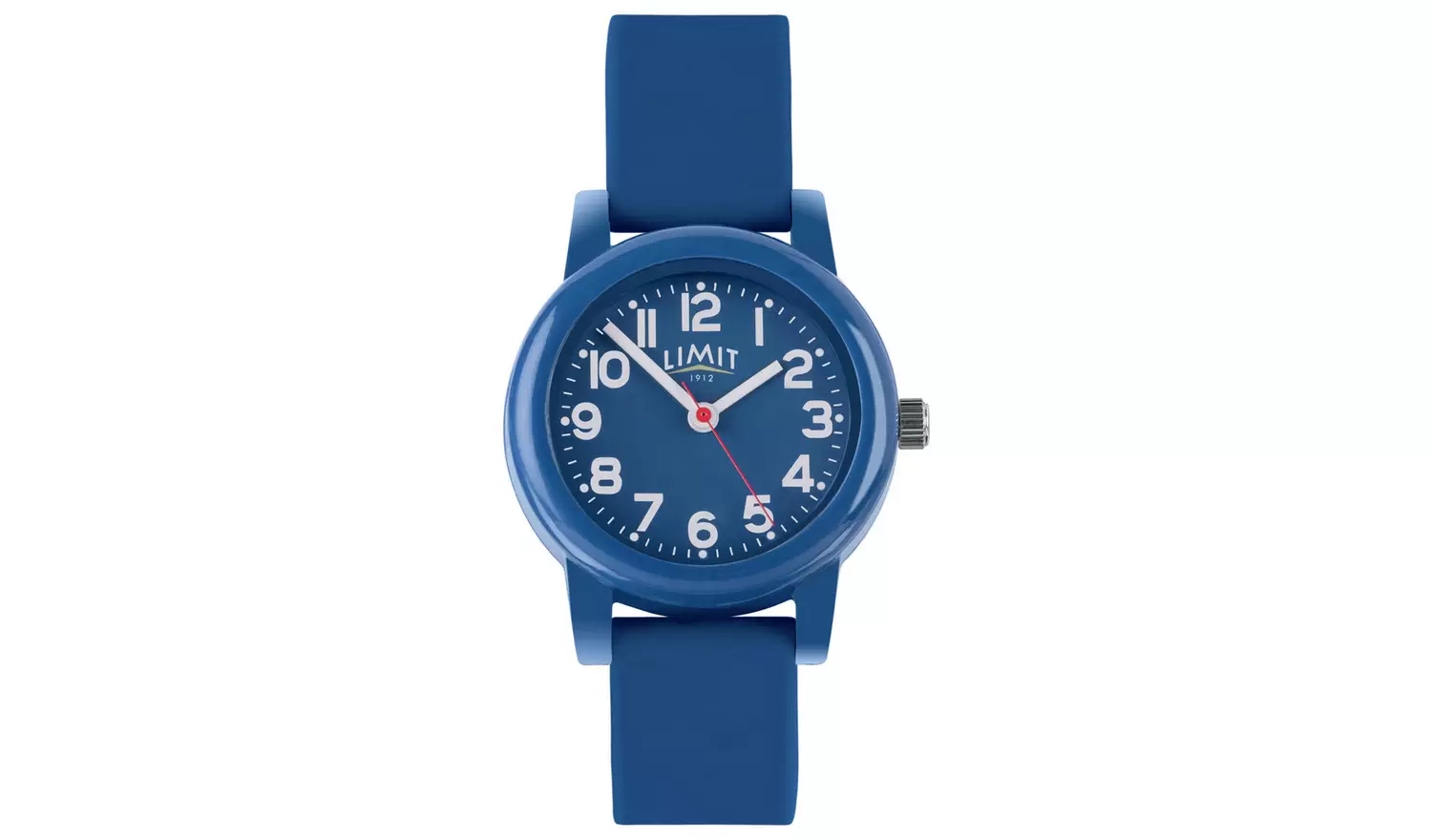 Limit Easy Read Dark Blue Silicone Strap Watch