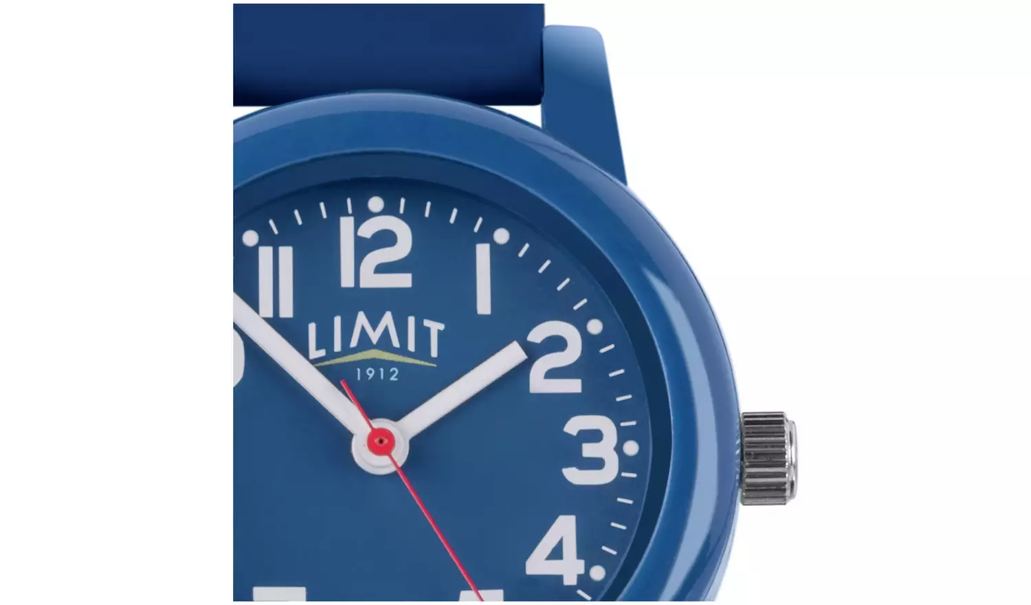 Limit Easy Read Dark Blue Silicone Strap Watch