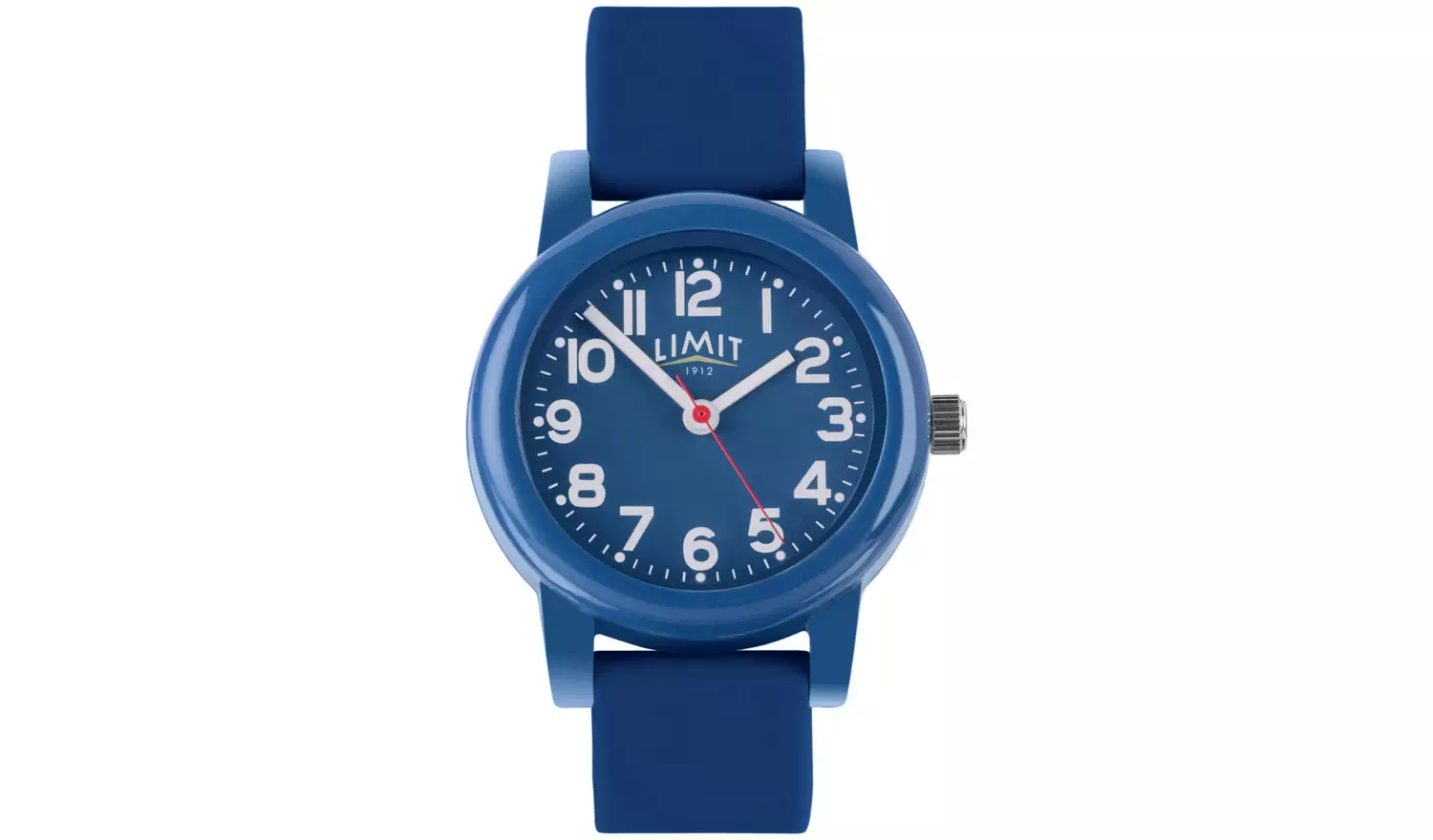 Limit Easy Read Dark Blue Silicone Strap Watch
