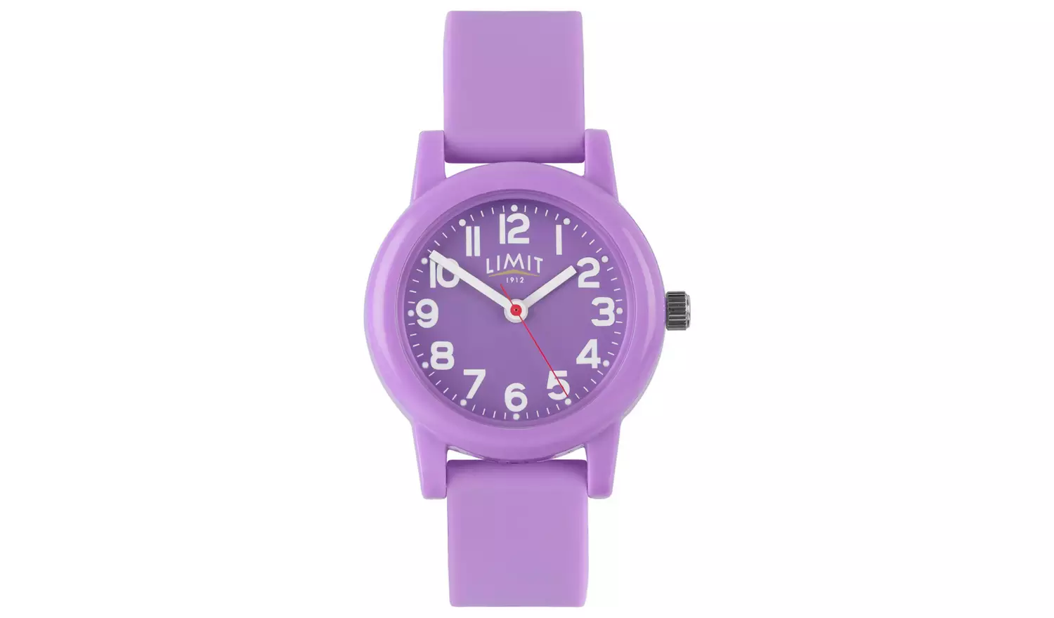 Limit Easy Read Purple Silicone Strap Watch