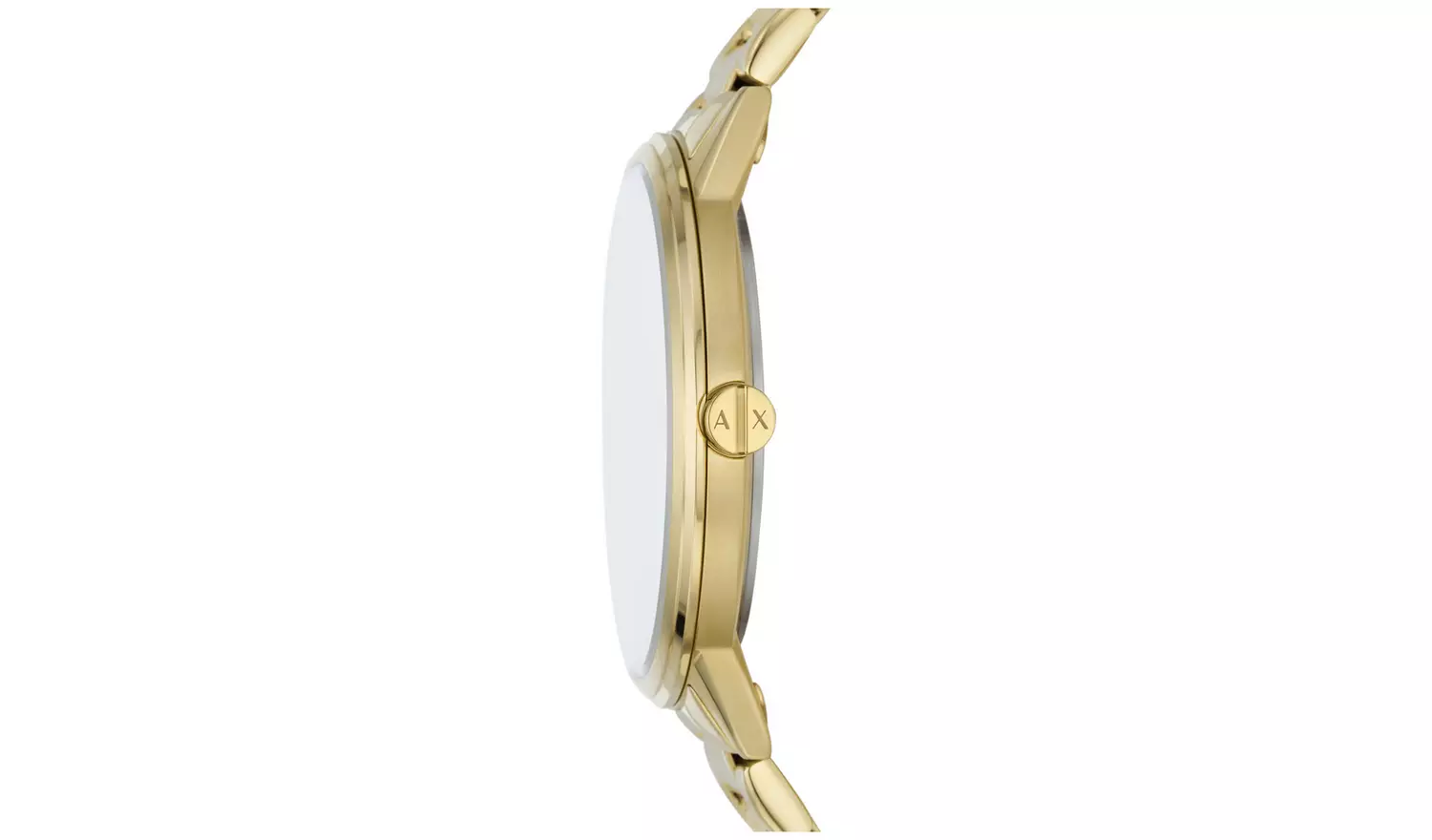Armani Exchange Gold- Tone Stainless Steel Bracelet Watch