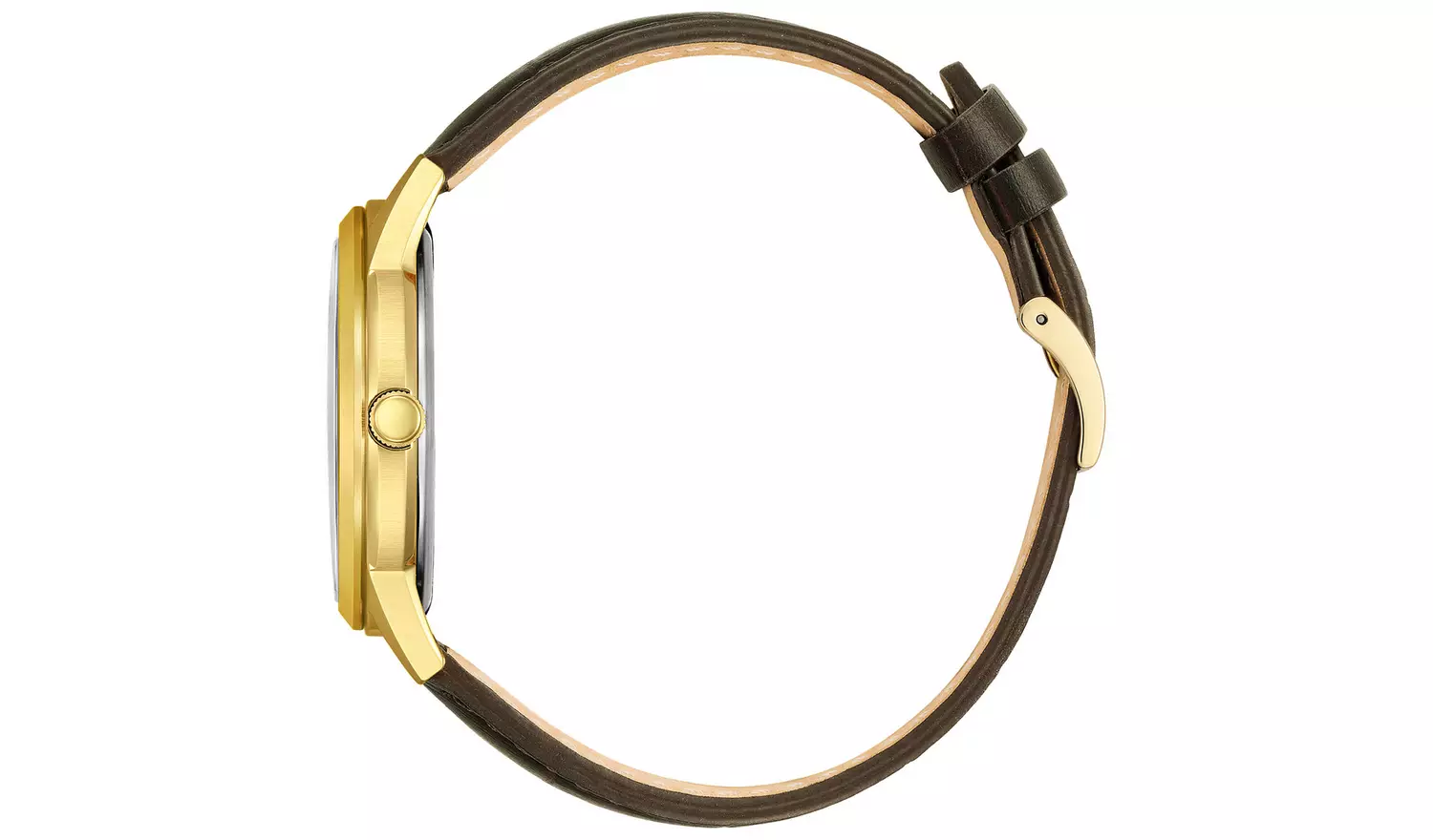 Citizen Men's Eco Drive Brown Leather Strap Watch