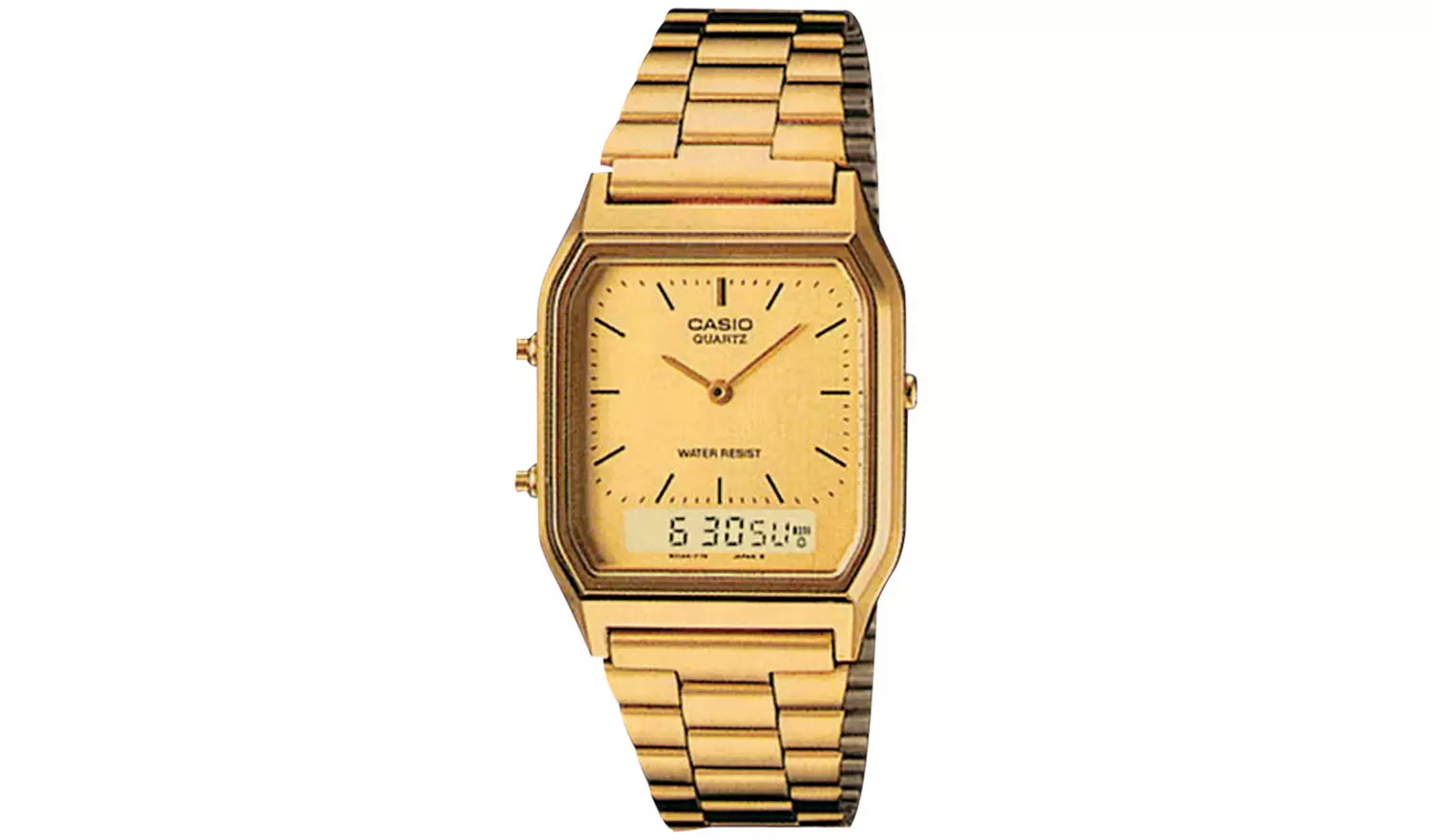 Casio Gold Stainless Steel Bracelet Watch