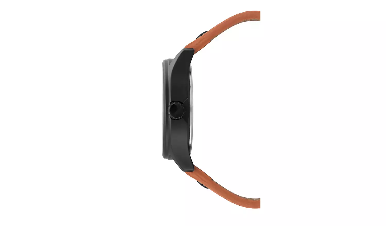 Limit Men's Tan Faux Leather Strap Watch