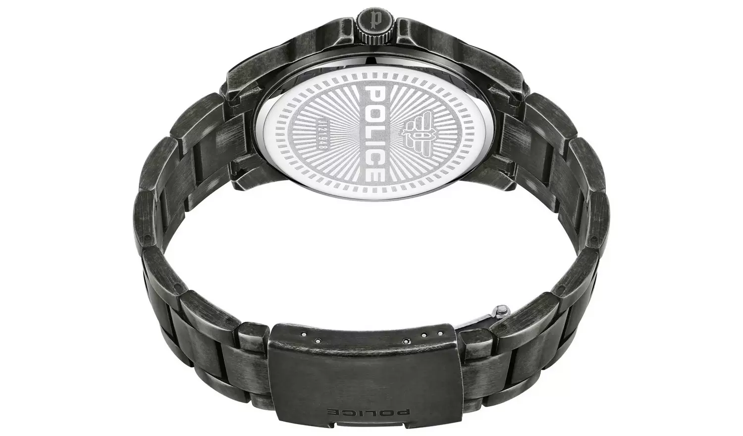 Police Flick Stainless Steel Grey Bracelet Watch