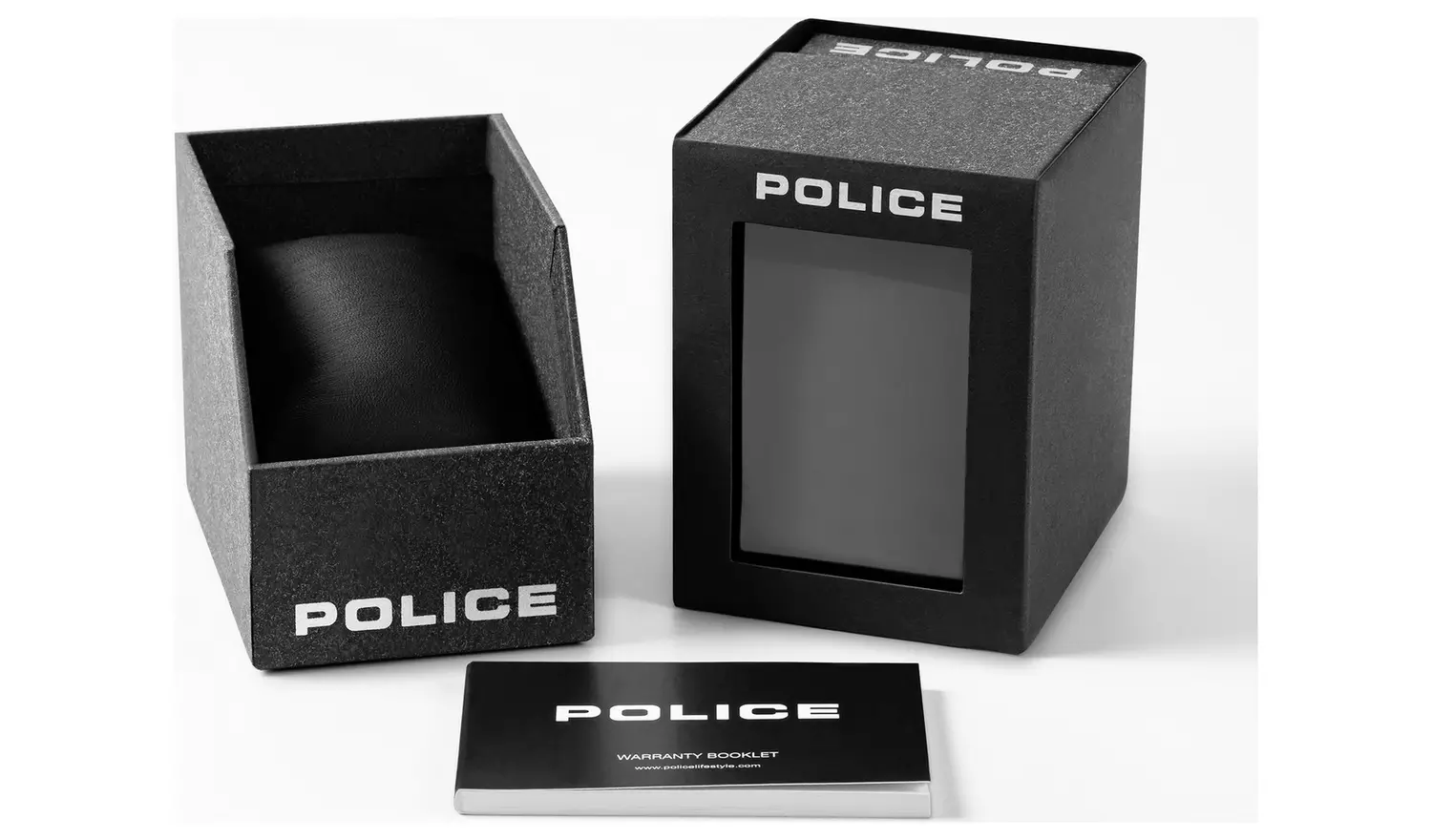 Police Flick Stainless Steel Grey Bracelet Watch