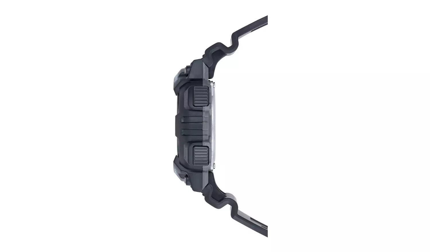 Casio Telememo Digital Black Resin Strap Watch