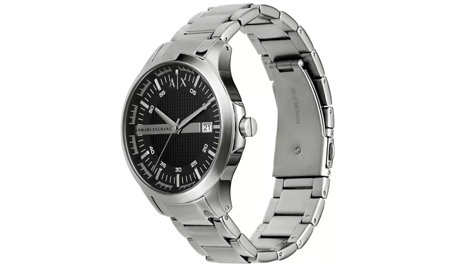 Armani Exchange Men's Silver Stainless Steel Watch