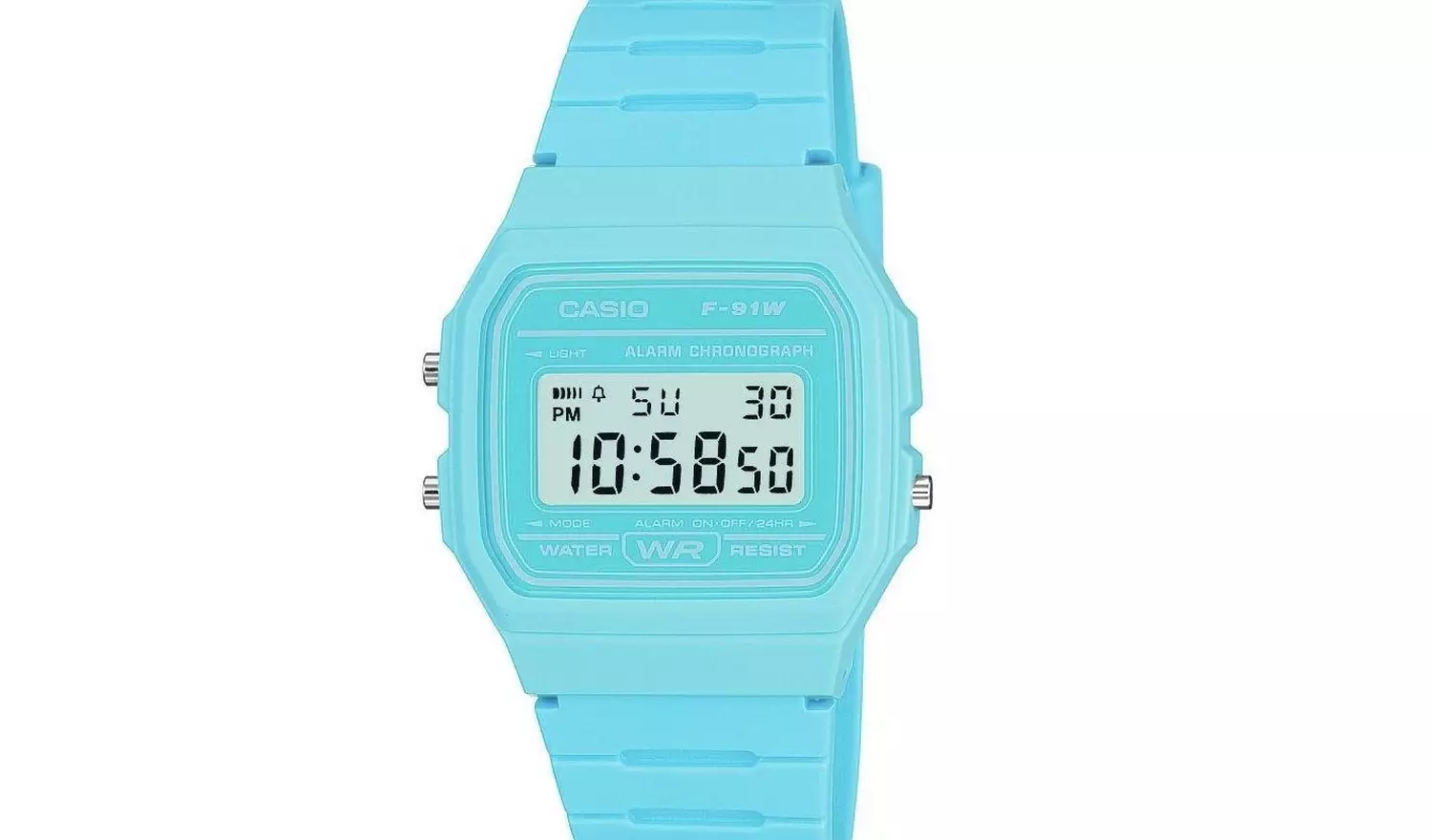 Casio RetroBlue Resin Strap Watch