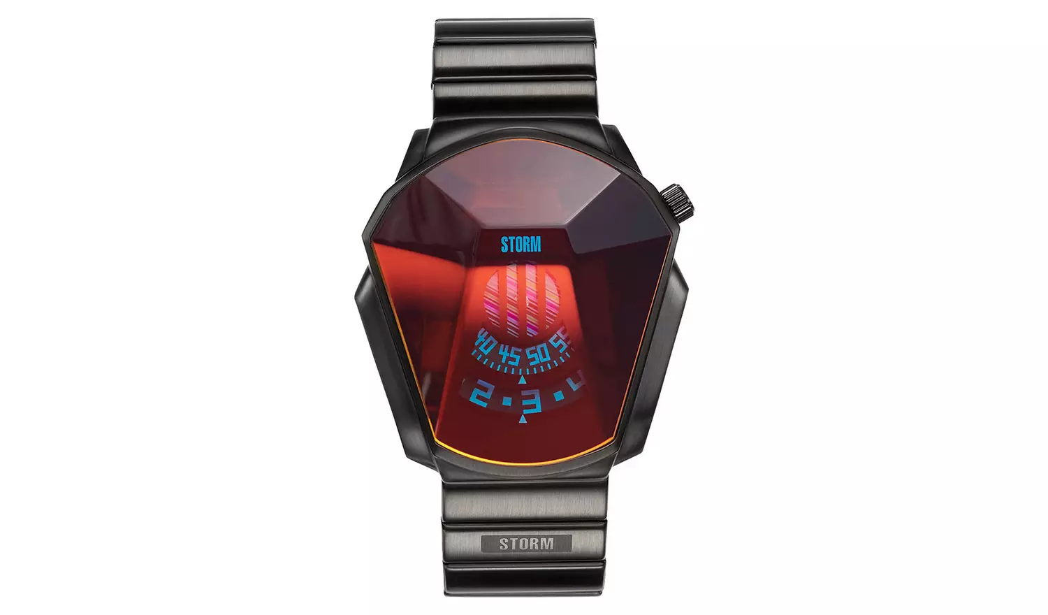 STORM Darth Stainless Steel Red Dial Watch