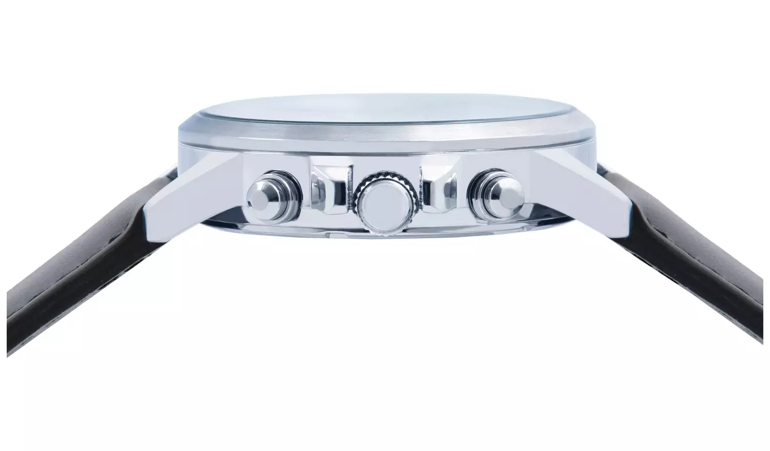 Lorus Chronograph Timepiece Black Leather Strap Watch